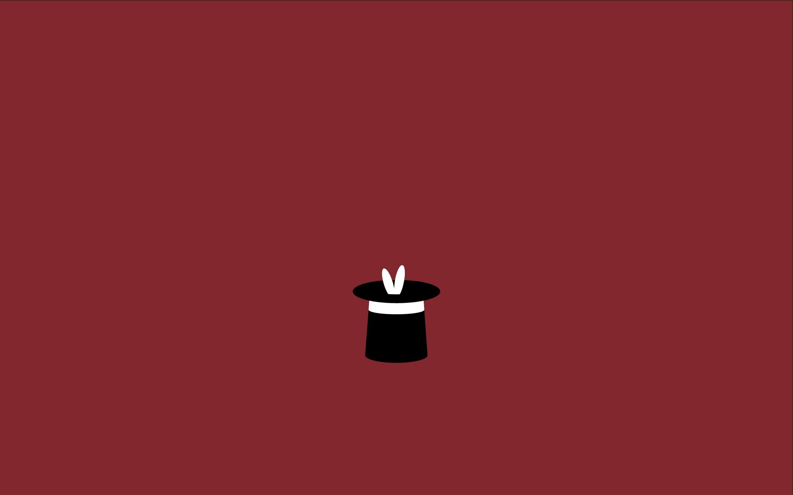2560x1600 Desktop wallpaper: Minimalism, Magic, Focus, Rabbit, Hare, Centre, Center, Cylinder 4K free download for PC. 138764