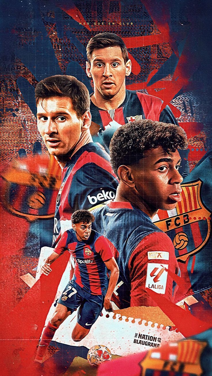 736x1308 Messi X Lamine wallpaper