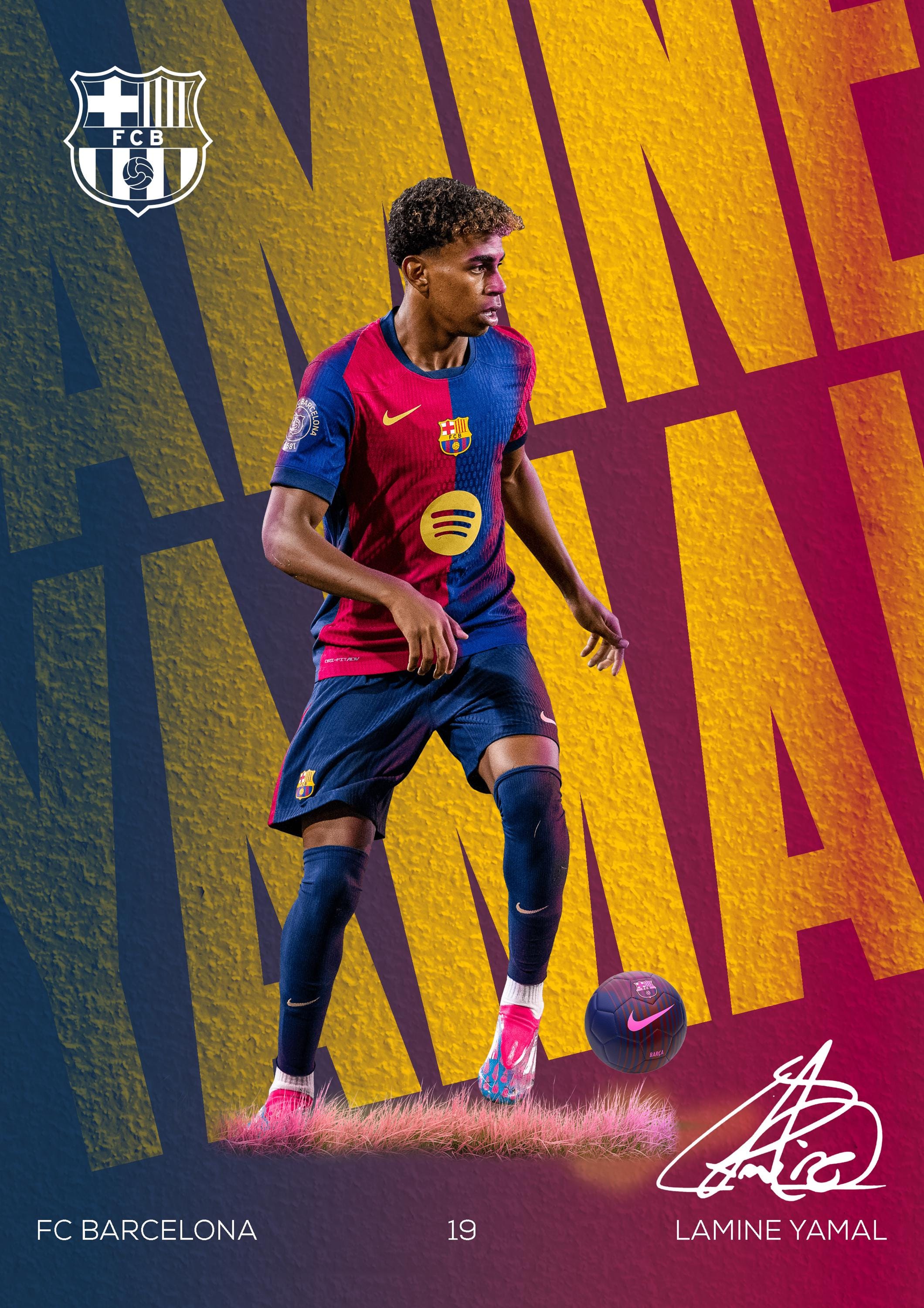2120x3000 Lamine Yamal Barcelona Poster