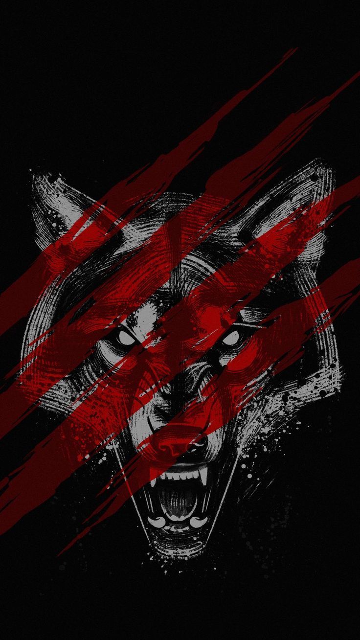 736x1308 Amoled Phone Wallpaper and Red Animal Face. Red wolf background, Red camo wallpaper 4k, Red wolf wallpaper