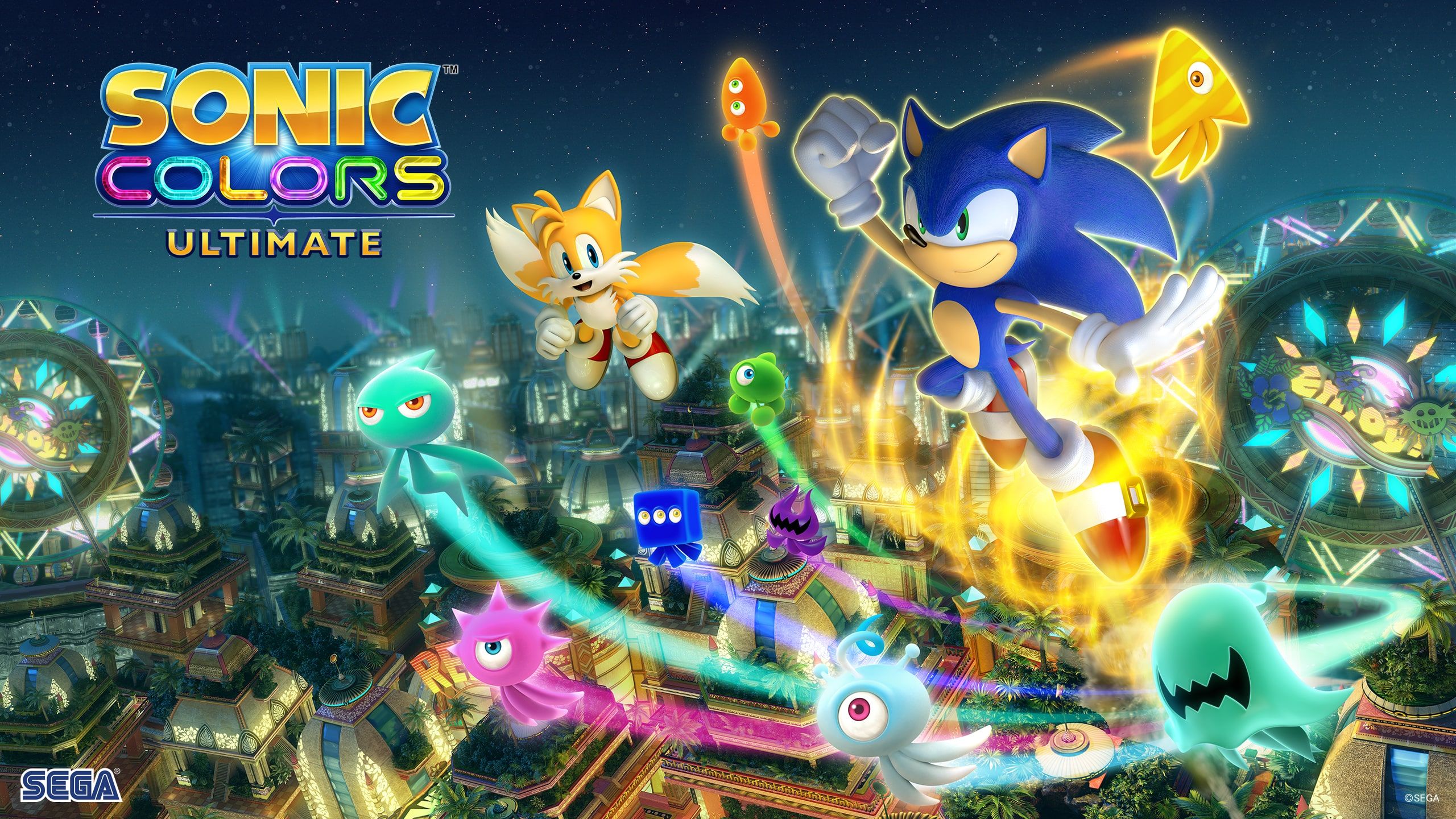 2560x1440 Download Logo Miles 'Tails' Prower Sonic The Hedgehog Video Game Sonic Colors: Ultimate HD Wallpaperx1440