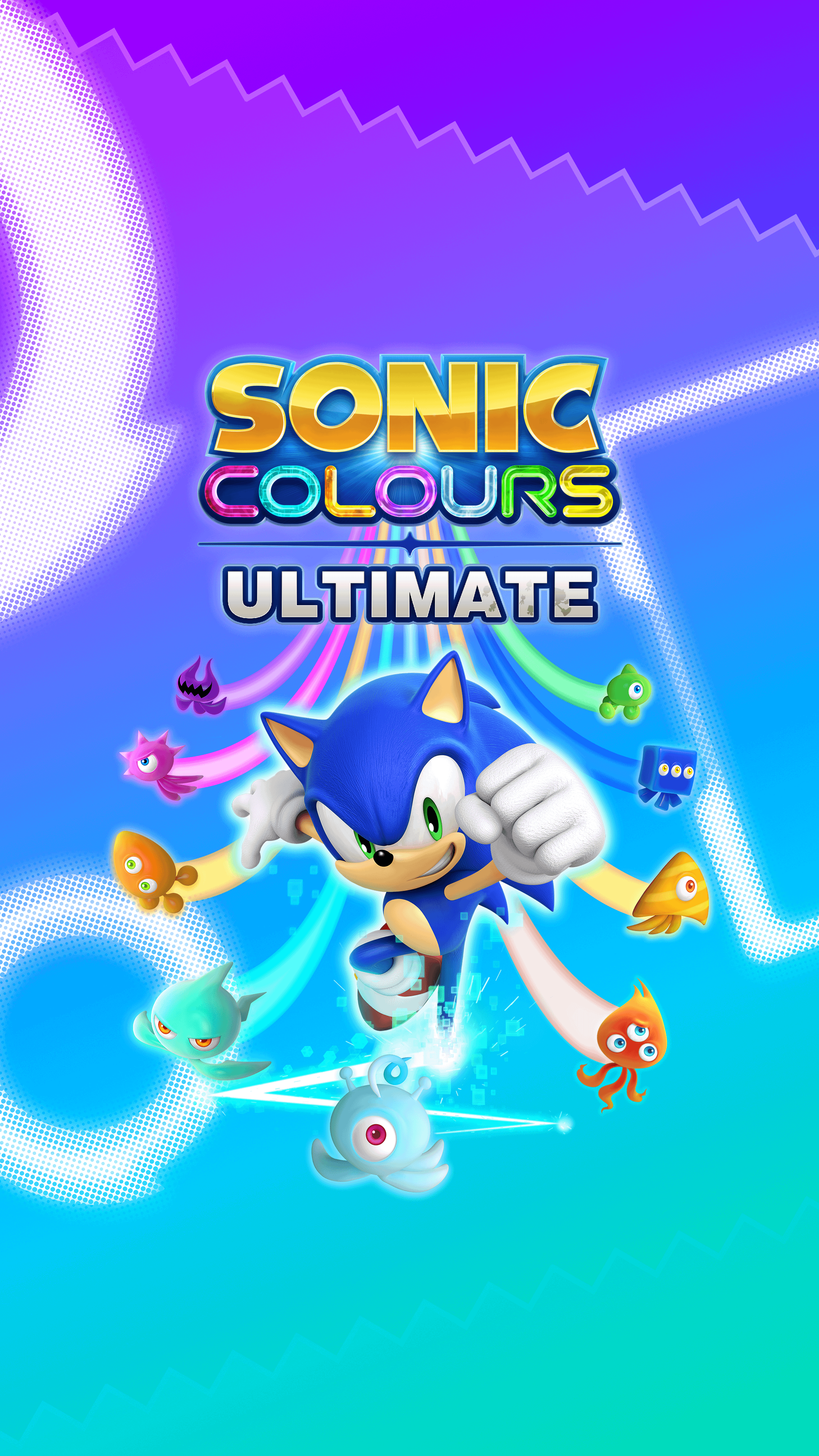 2160x3840 Made a 4K phone wallpaper to celebrate Sonic Colours Ultimate (Yes, I used my logo instead of the official one lmao)