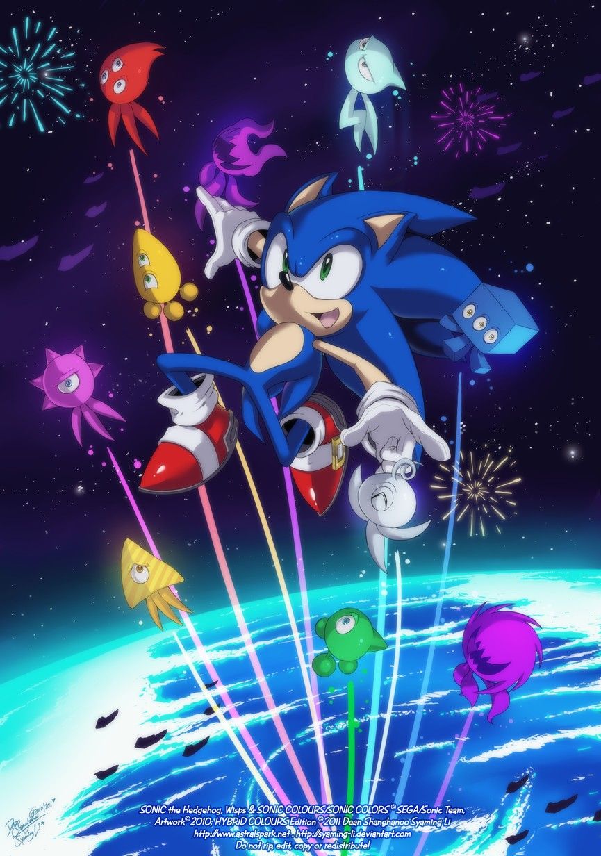 865x1232 Sonic Colors Image By Syaming Li Anime Image Board