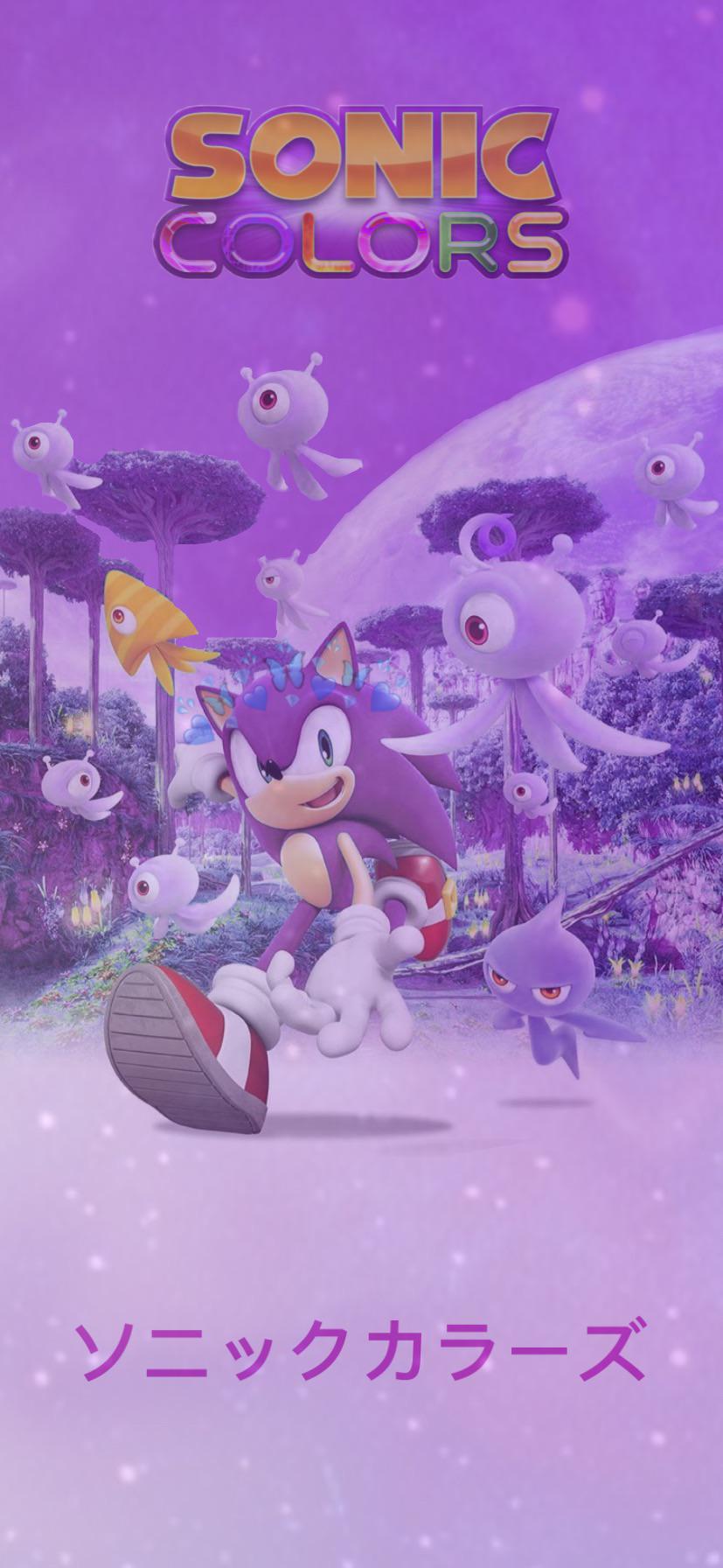 827x1792 Some asthenic sonic colors iphone wallpaper to commemorate its 10th anniversary, free to use!