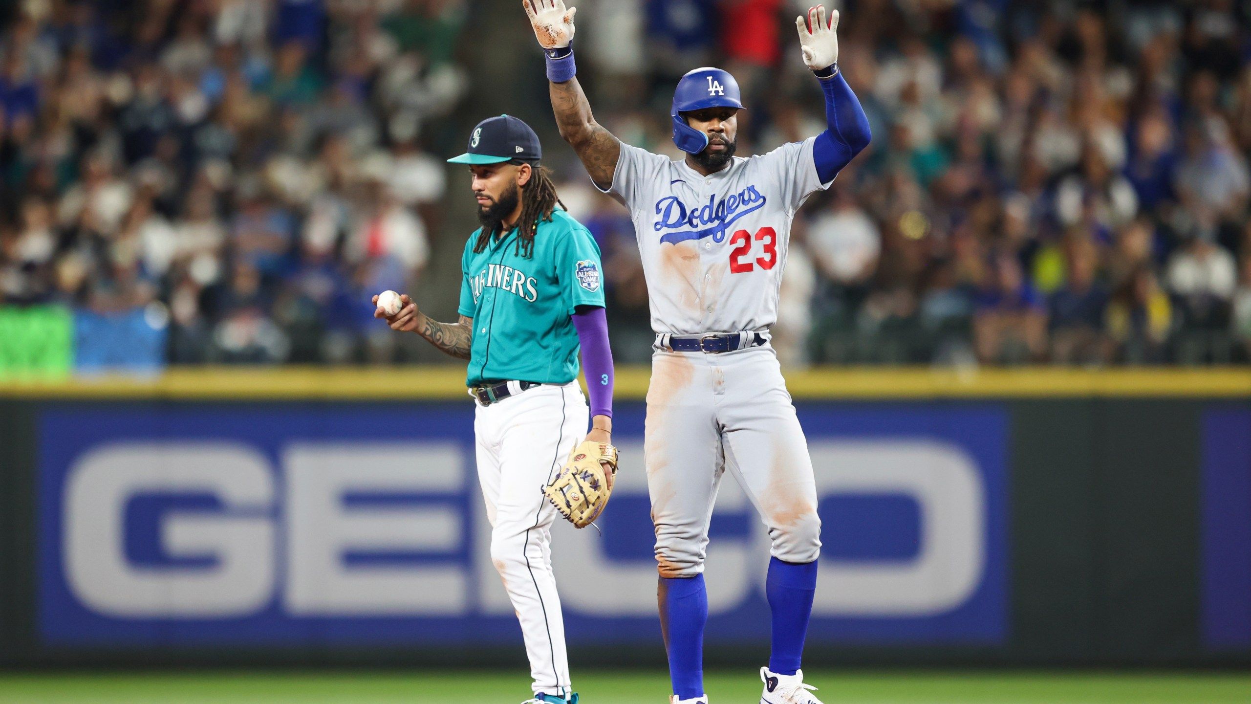 2560x1440 Dodgers Wrap Up NL West Title For 10th Time In 11 Years With 6 2 Win Over Mariners In 11 Innings