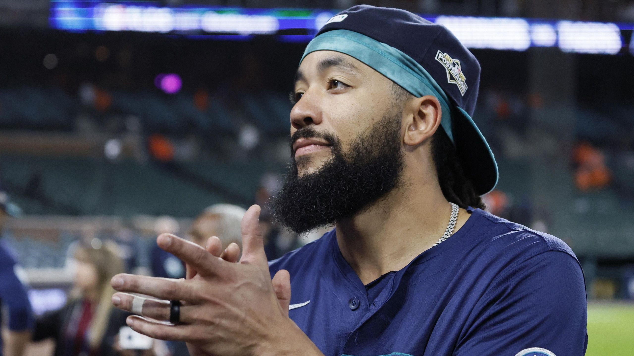 2560x1440 J.P. Crawford Says Mariners 'Create Chaos' After Taking 2 1 ALDS Lead Vs. Tigers