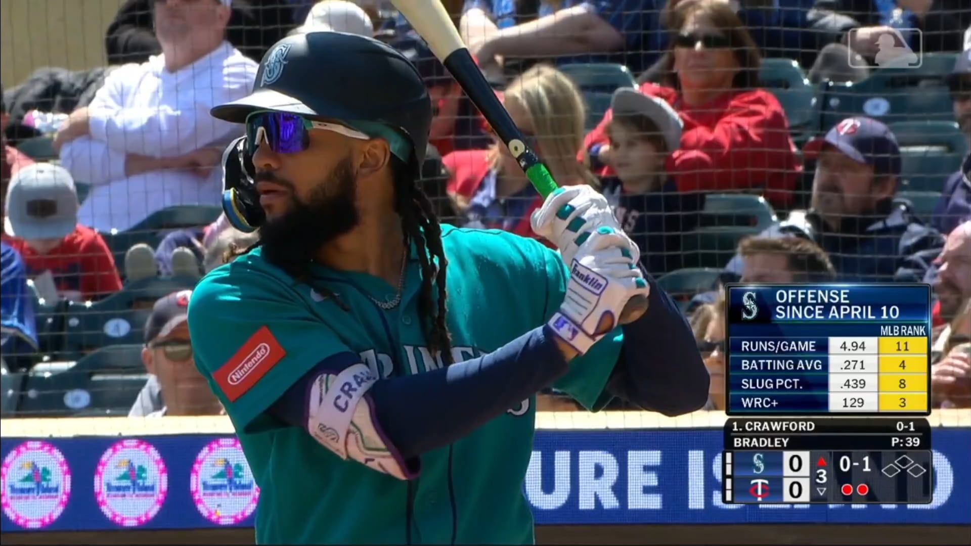 1920x1080 J.P. Crawford's Two Out Solo Blast Puts The Mariners On Top In The Third!