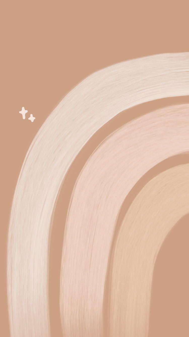 Art  Collectibles Beige Cream Pink Aesthetic Wallpaper iPhone Neutral  Phone Background 4 Boho iPhone Wallpapers Digital Download Shapes wallpaper  Digital Drawing  Illustration etnacompe