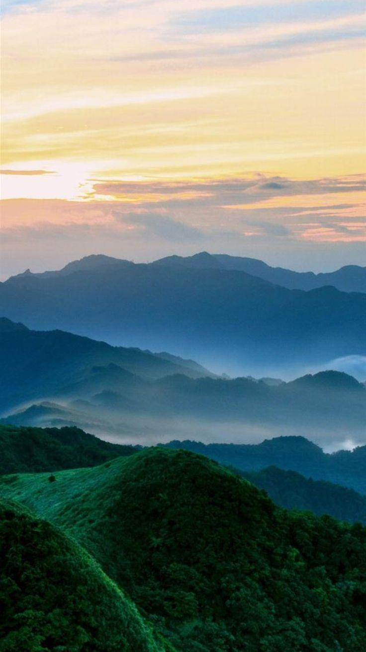 736x1308 Nature Mist Mountains Hill Sky Landscape iPhone 6 Wallpaper Download. iPhone Wallpaper, iPad wall. iPhone wallpaper landscape, Sky landscape, iPad air wallpaper