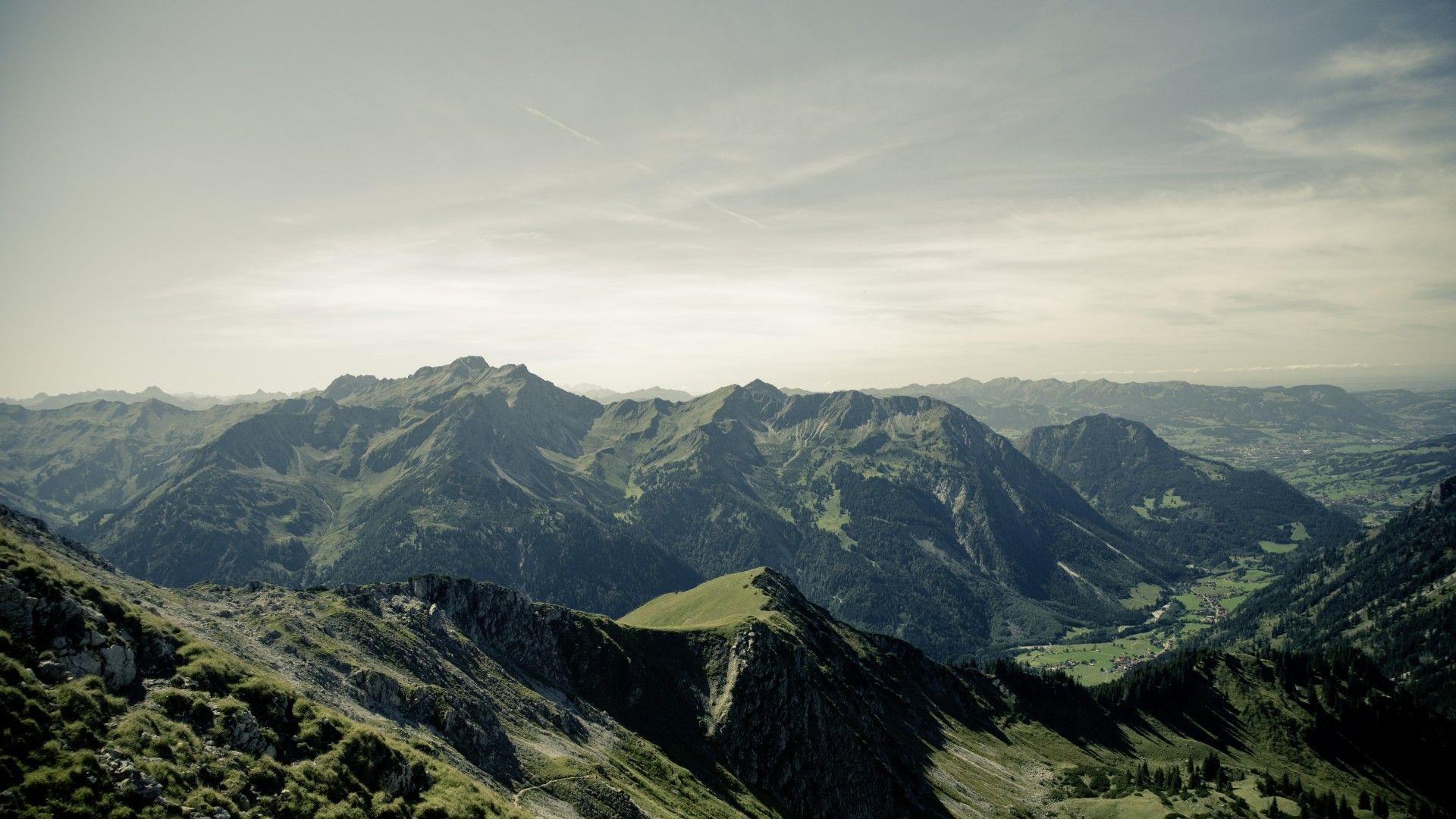 1920x1080 Wallpaper Allgaeu, 4k, 5k wallpaper, Germany, mountains, hills, sky, Nature