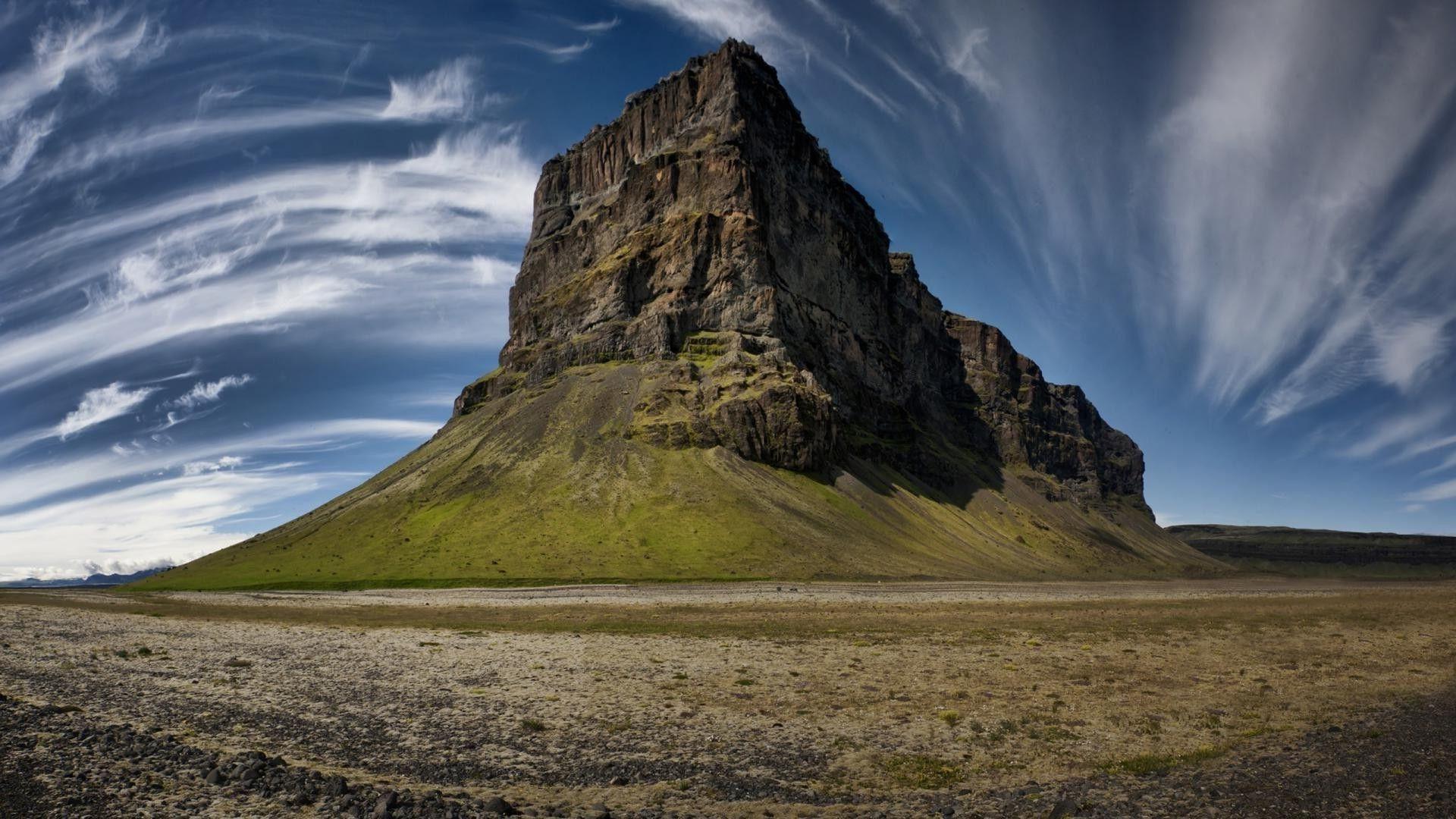 1920x1080 nature, Landscape, Mountain, Hill, Clouds, Rock, Field, Sky, Long Exposure Wallpaper HD / Desktop and Mobile Background