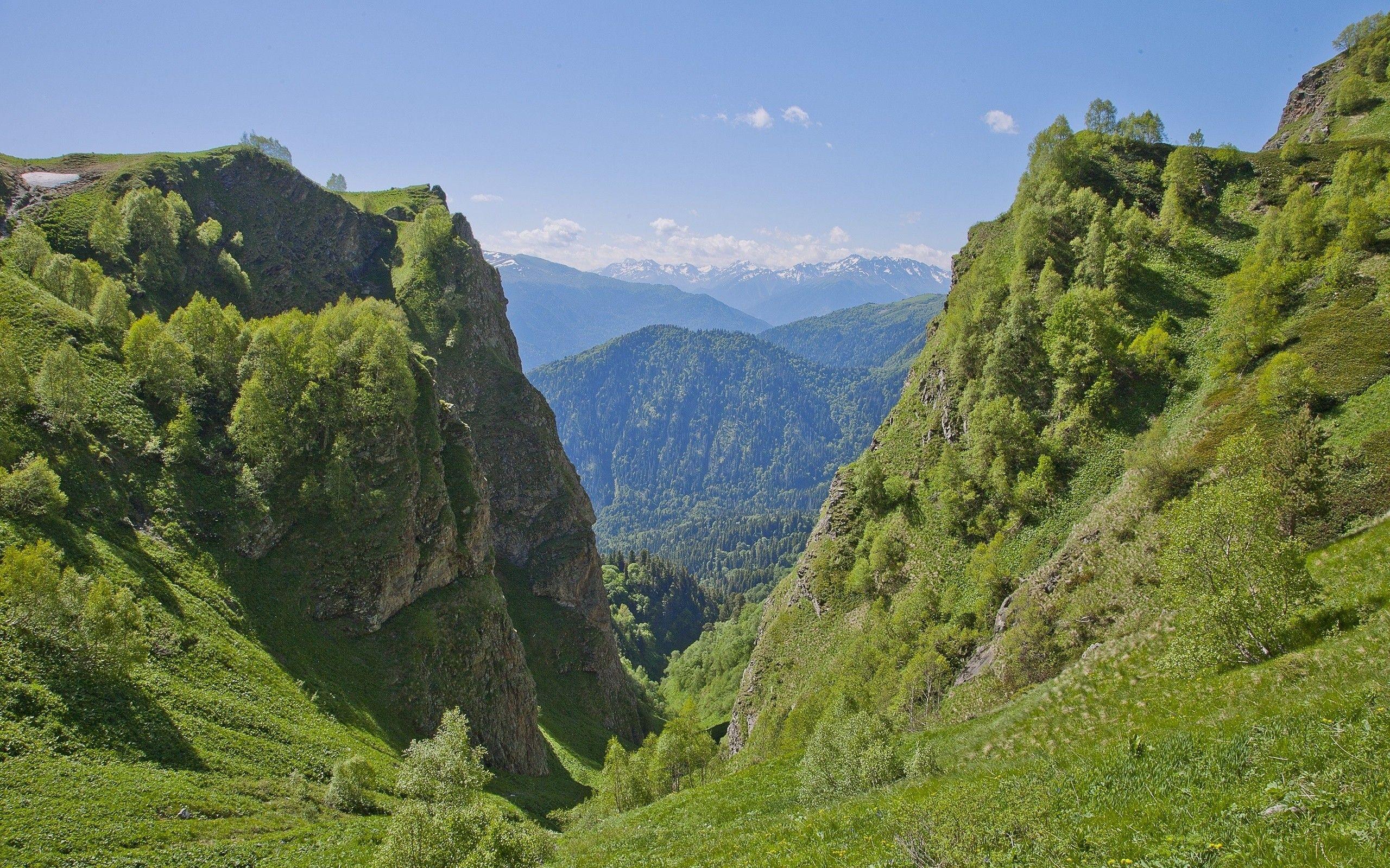 2560x1600 Green Hills And Mountains