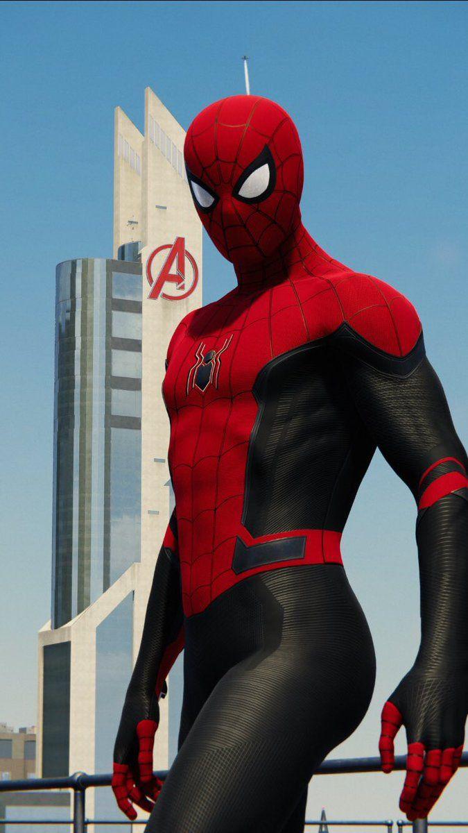 675x1200 Wall Spider Spider Man Wallpaper I Came Across This Spot And Thought It'd Be Good For Picture Of The MCU Spider Man Suits. What Do You Think Of The MCU Spider Man Suits?