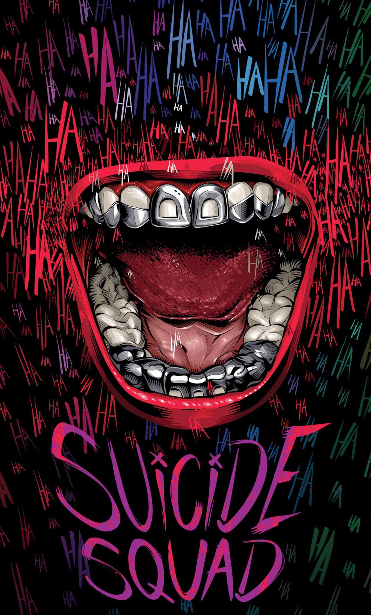 1280x2120 Suicide Squad Typography iPhone HD 4k Wallpaper