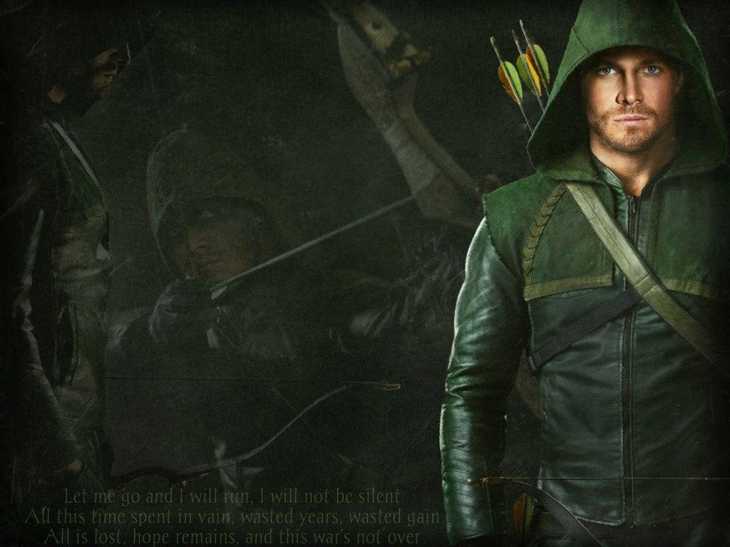 1024x768 Green Arrow CW Wallpaper