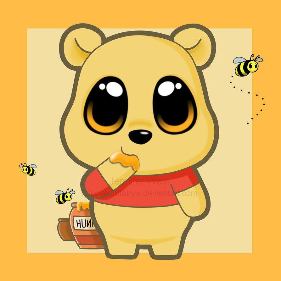 893x894 Chibi Pooh by Jennifairyw. Disney. Chibi