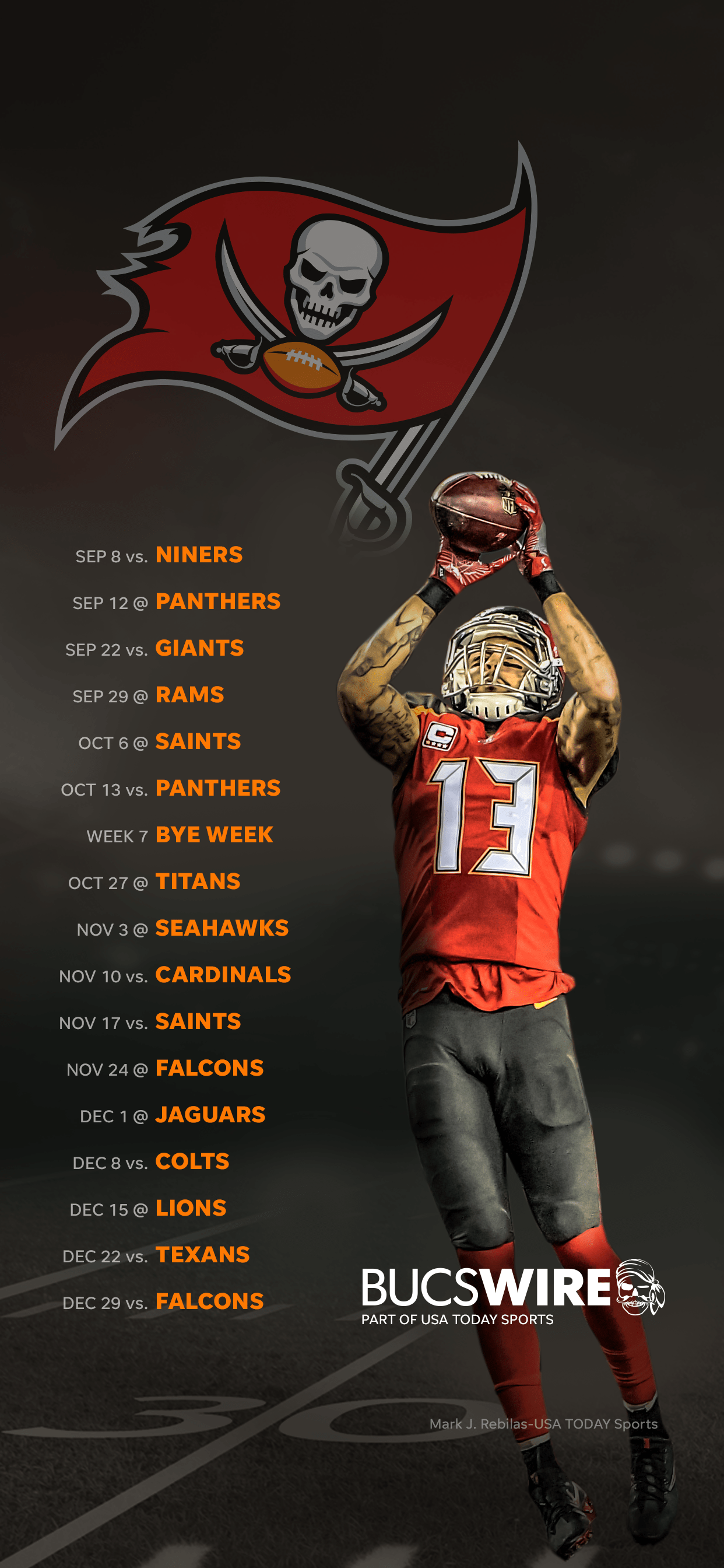 WallpaperWednesday ❌ Tom Brady - Tampa Bay Buccaneers