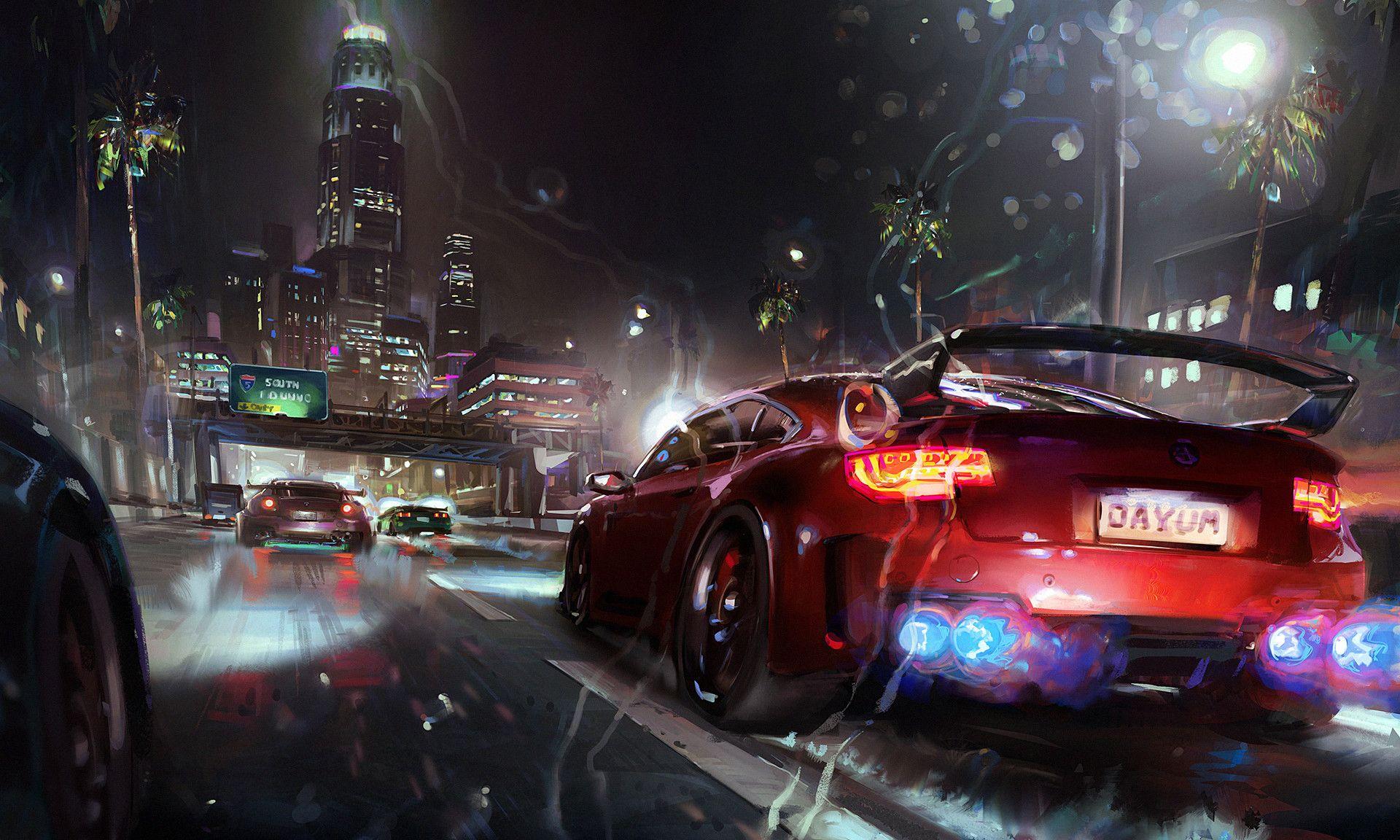 Night Street Racing Wallpapers - Top Free Night Street Racing