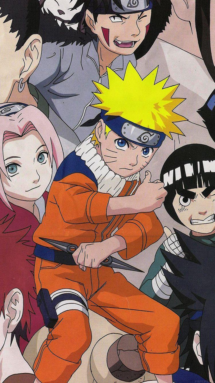 750x1334 Naruto And Friends Art Game Illust