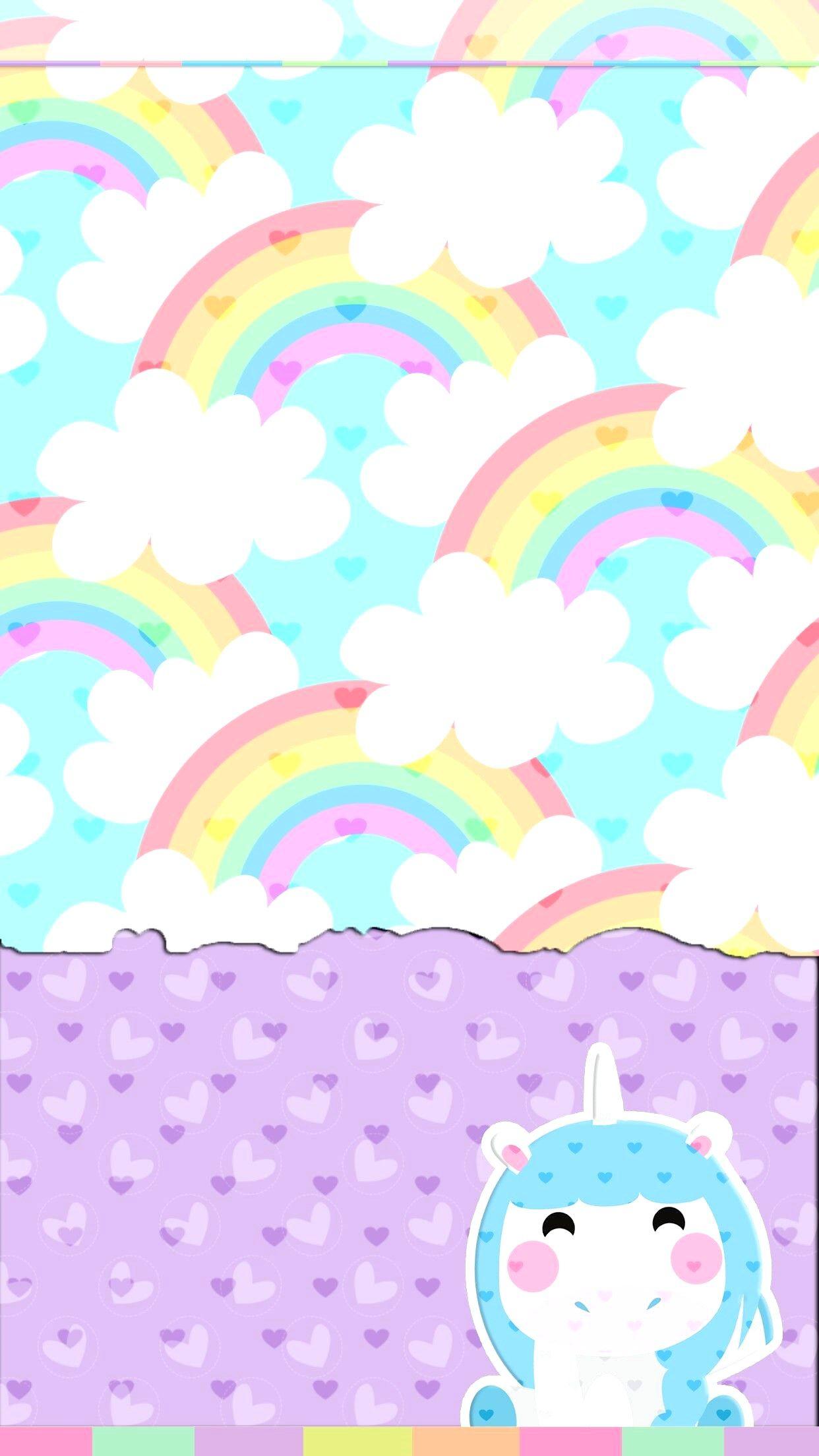 Cute Rainbow Unicorn Wallpapers - Top Free Cute Rainbow Unicorn ...