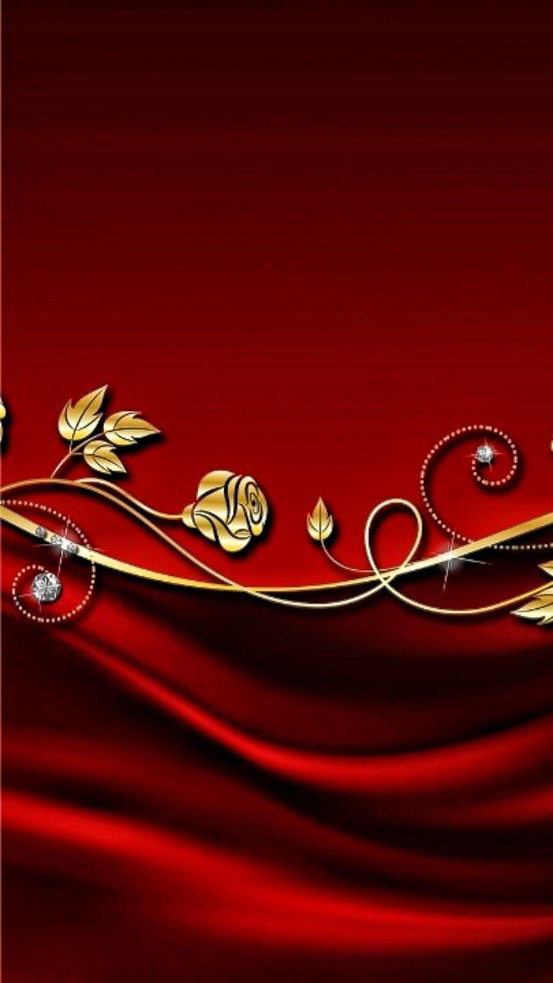 1080x1920 Luxury Red And Gold Wallpaper Home Screen. Red and gold wallpaper, Gold wallpaper, Bling wallpaper