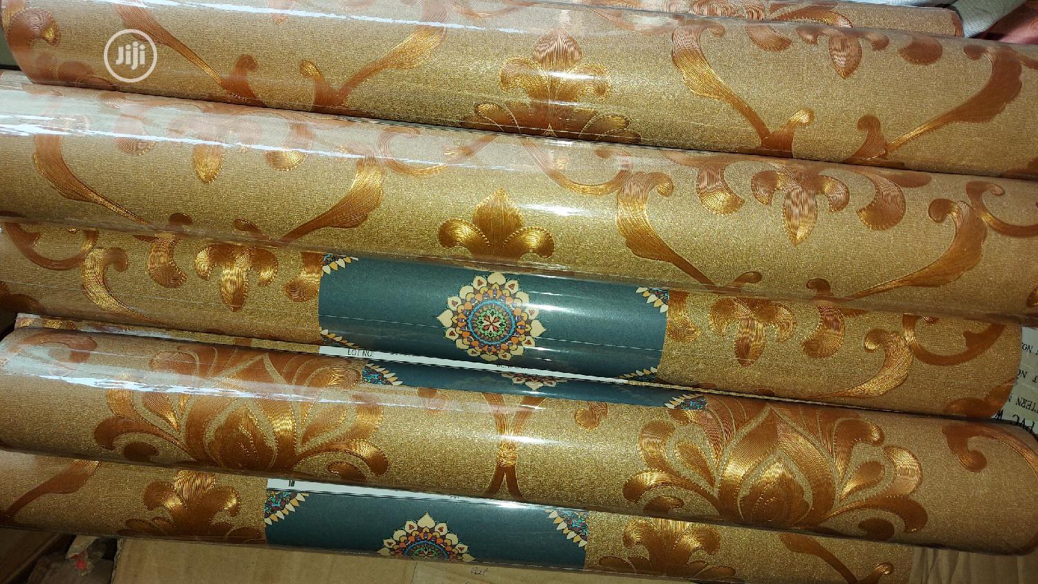 1500x844 3D Wallpaper Luxury Gold in Oshodi Accessories, FRANCES INTERIOR