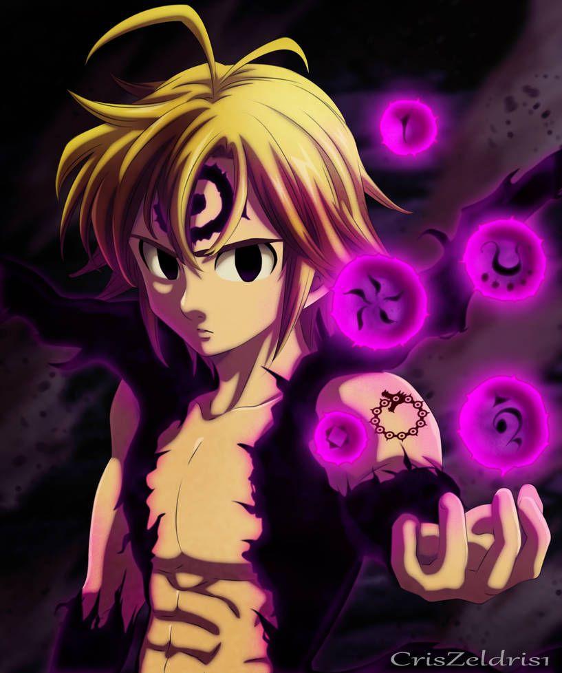 817x978 Meliodas Demon Wallpaper