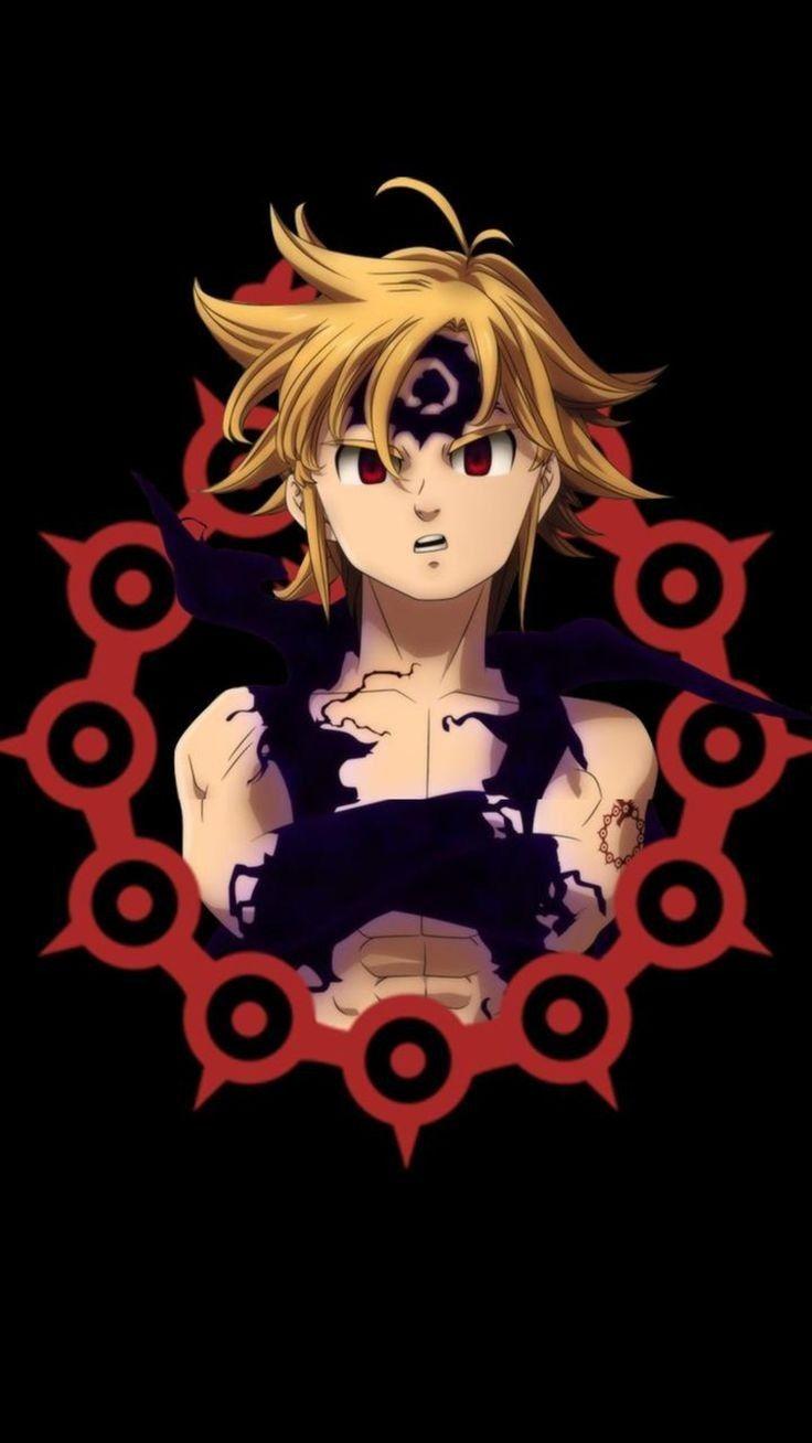 736x1308 Demon Dark Meliodas Wallpaper