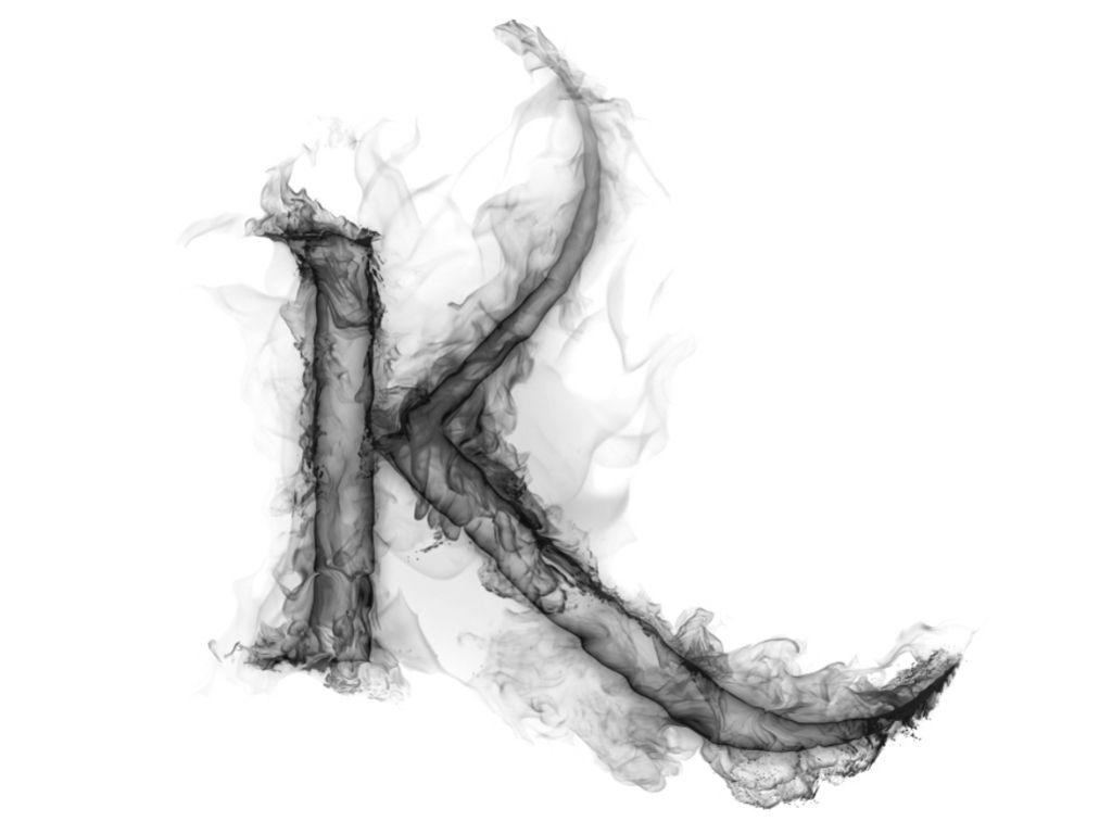 1024x768 Letter K Wallpaper