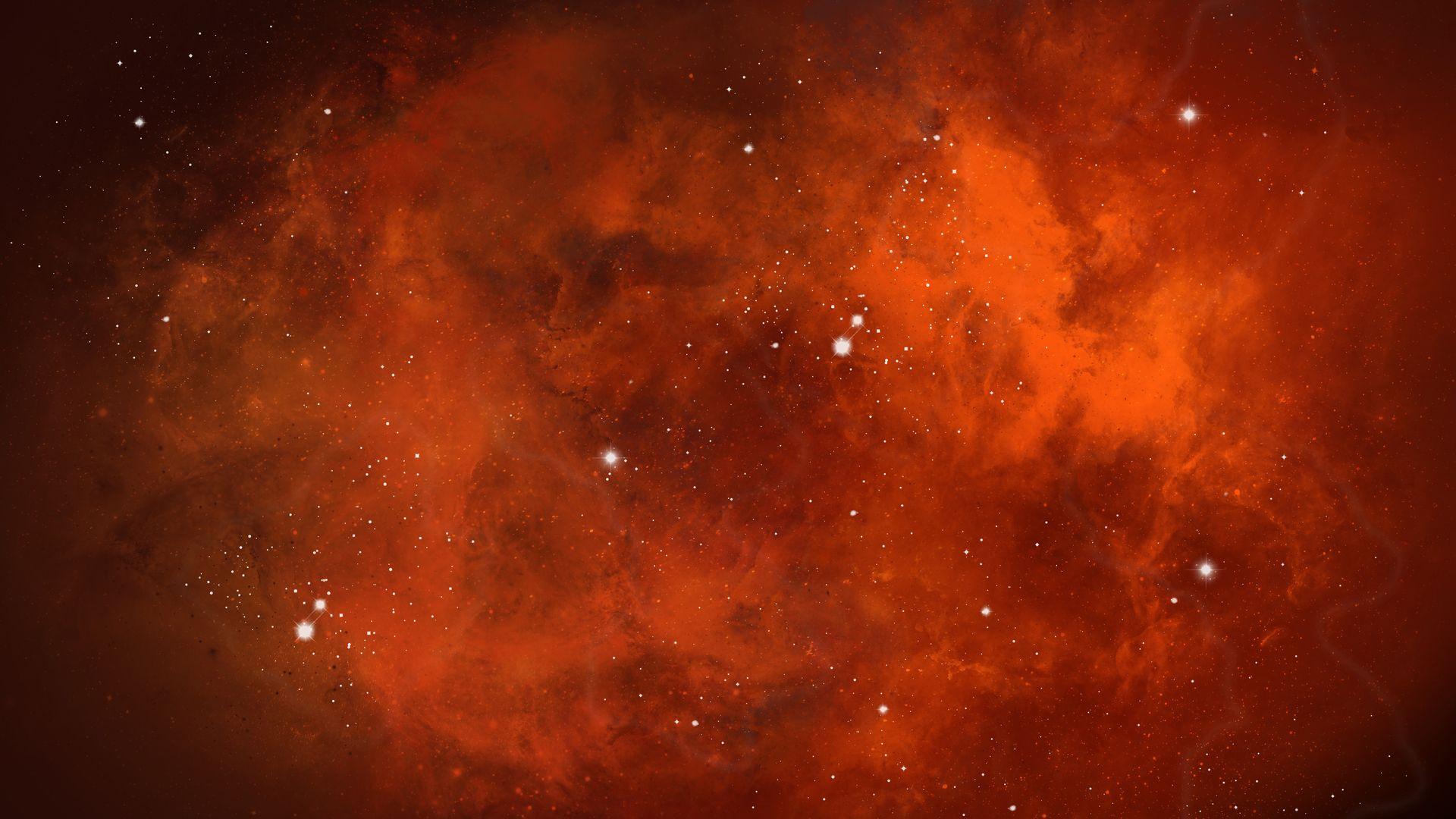 1920x1080 Orange Space 5k Laptop Full HD 1080P HD 4k Wallpaper, Image, Background, Photo and Picture