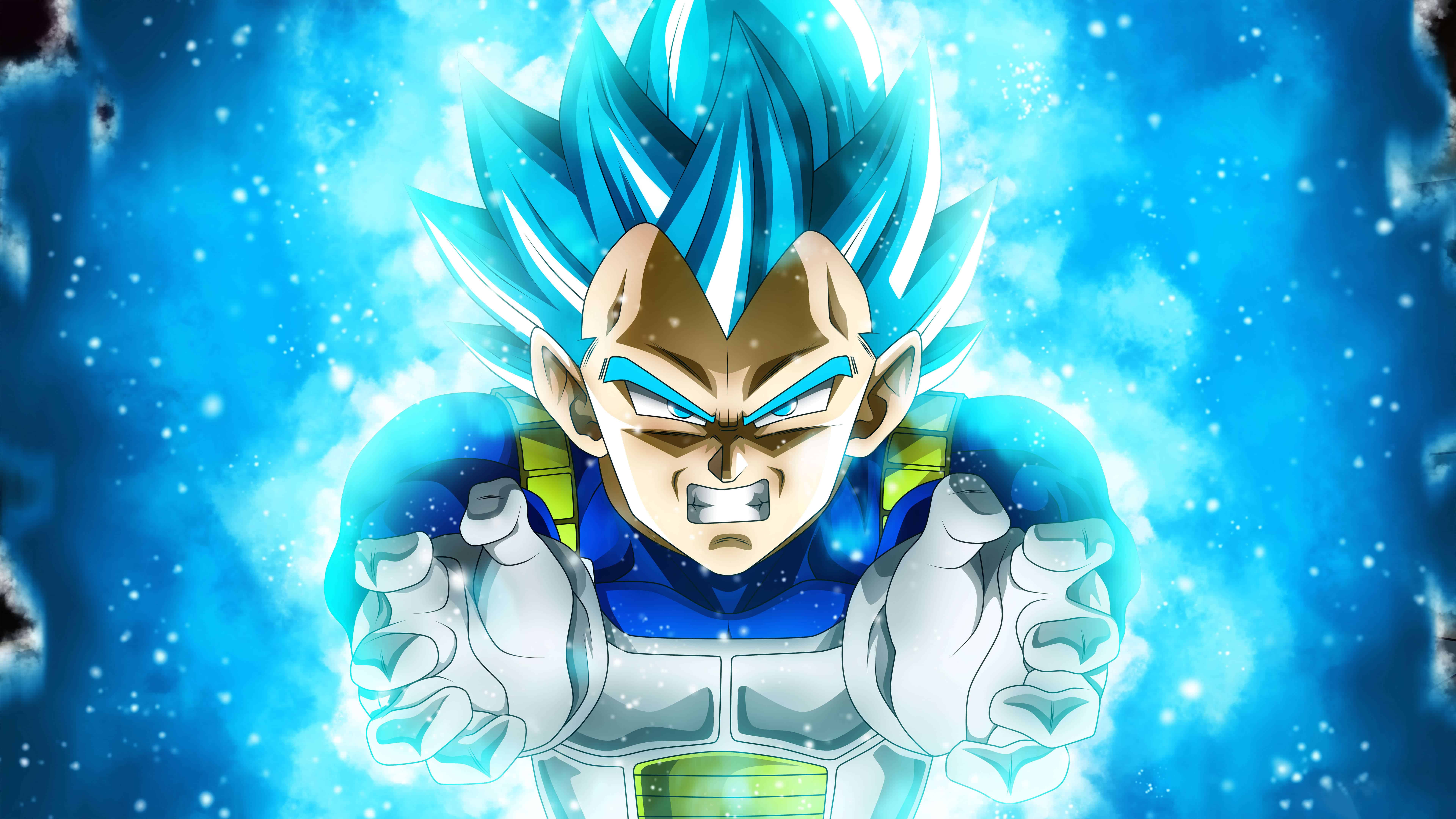 7680x4320 Vegeta SSBE Wallpaper