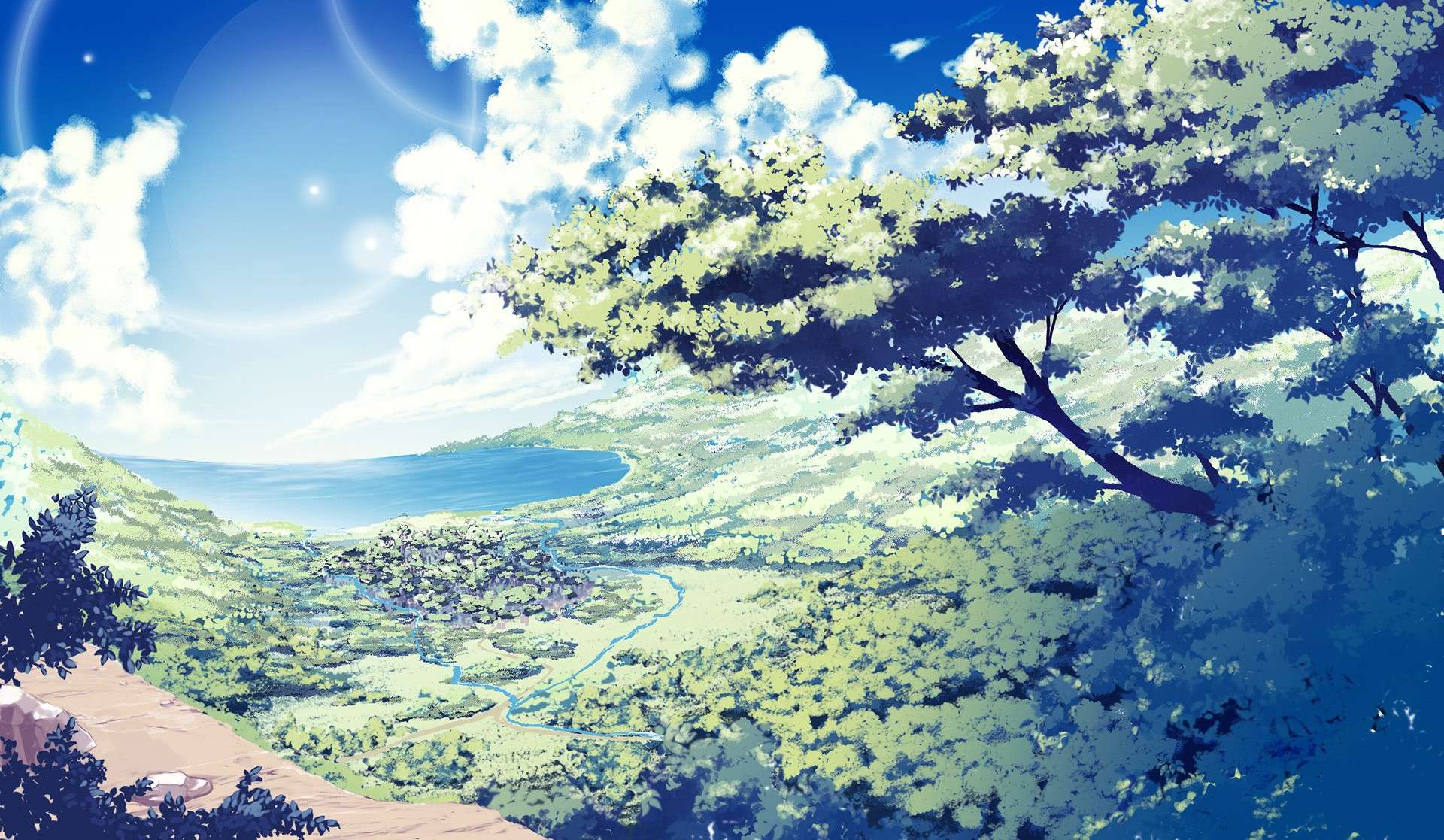 Anime Nature Aesthetic Wallpapers Top Free Anime Nature Aesthetic