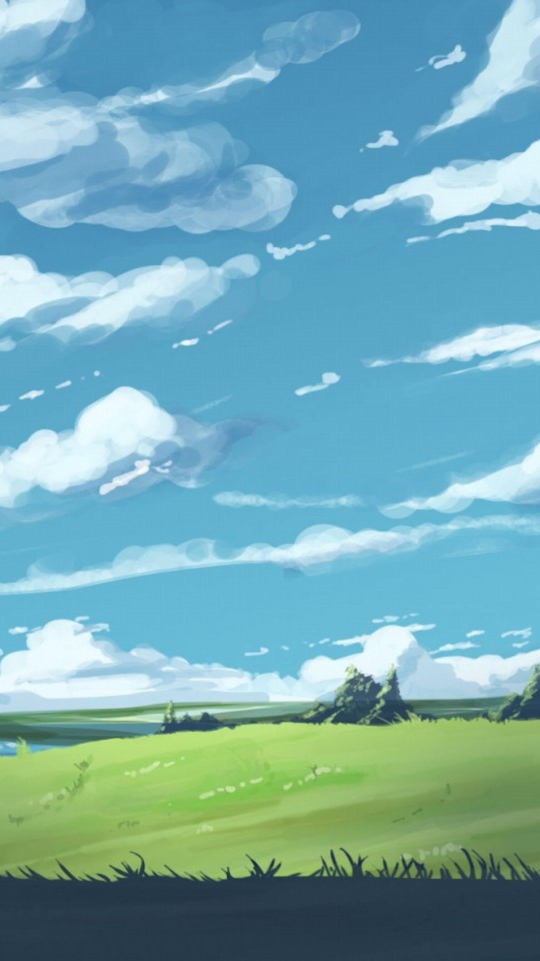 1080x1920 Aesthetic Anime Scenery HD Wallpaper