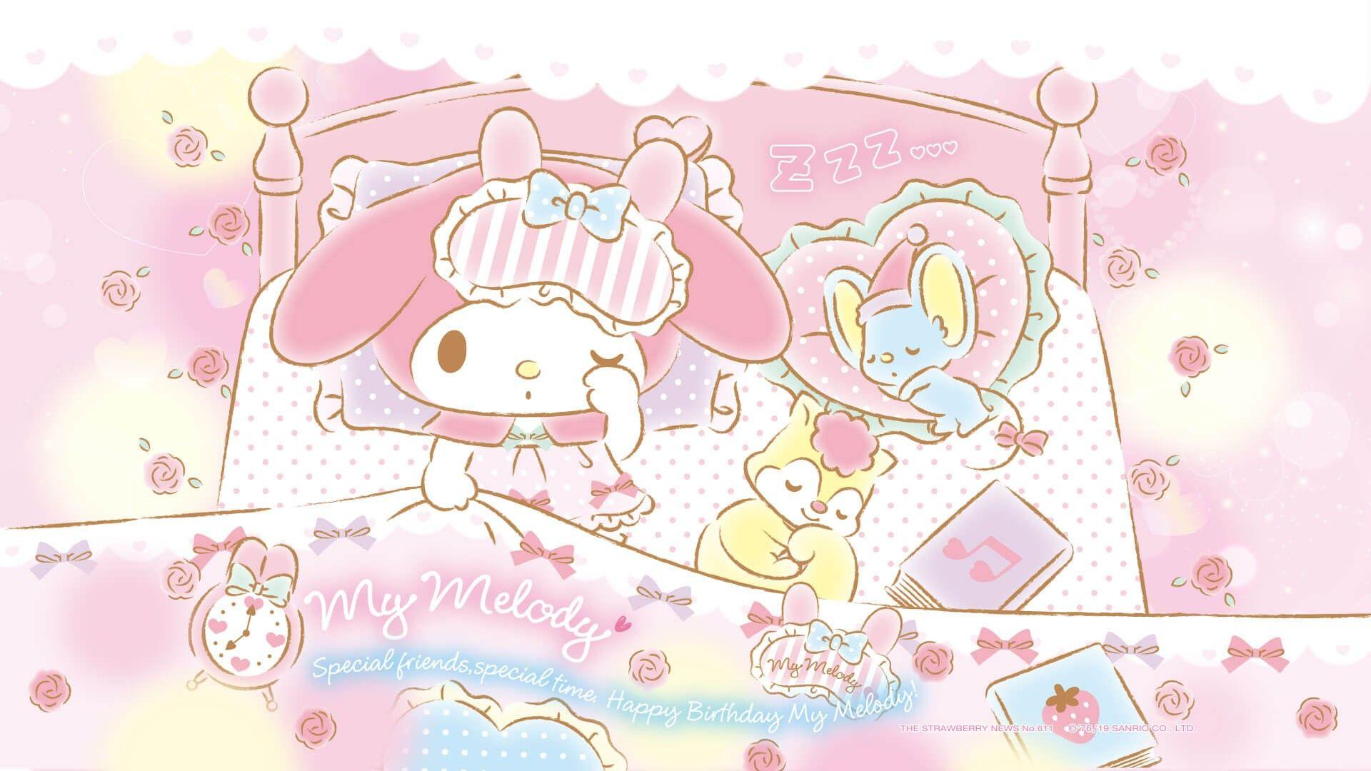 Super Cute Sanrio Wallpaper Ideas  Sanrio Pink Background for Laptop   Idea Wallpapers  iPhone WallpapersColor Schemes