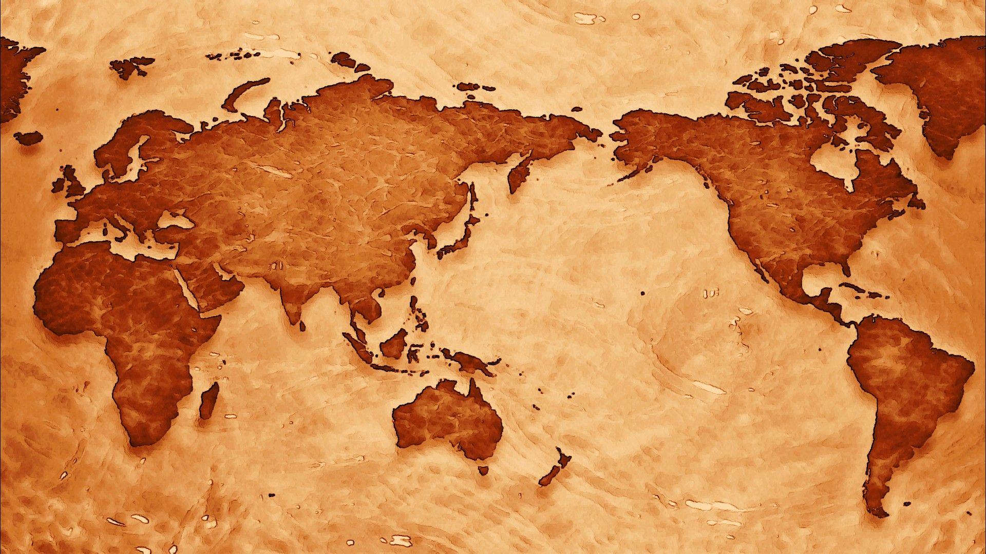 1920x1080 Wallpaper Maps Old World