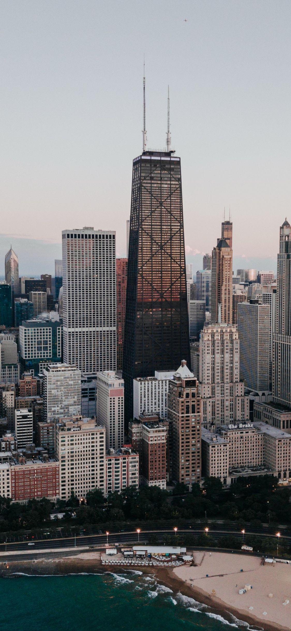 1125x2436 Download 1125x2436 wallpaper chicago, city, skyscrapers, buildings, iphone x 1125x2436 HD image, background, 1647