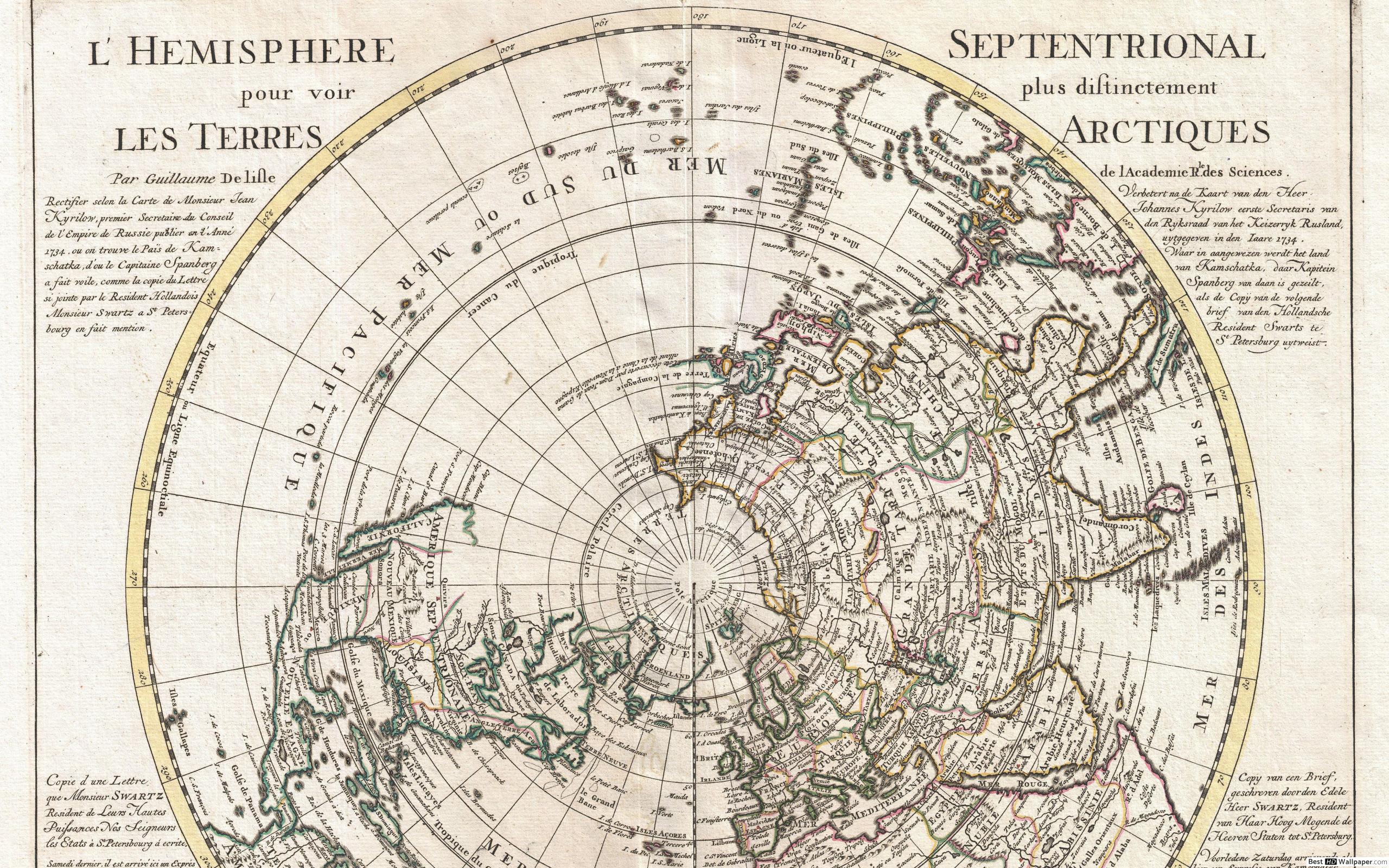 2560x1600 Old Map HD wallpaper download