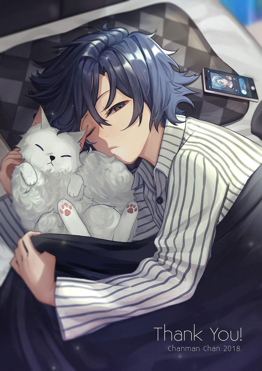 907x1280 Kawaii Cute Anime Boy Wallpaper