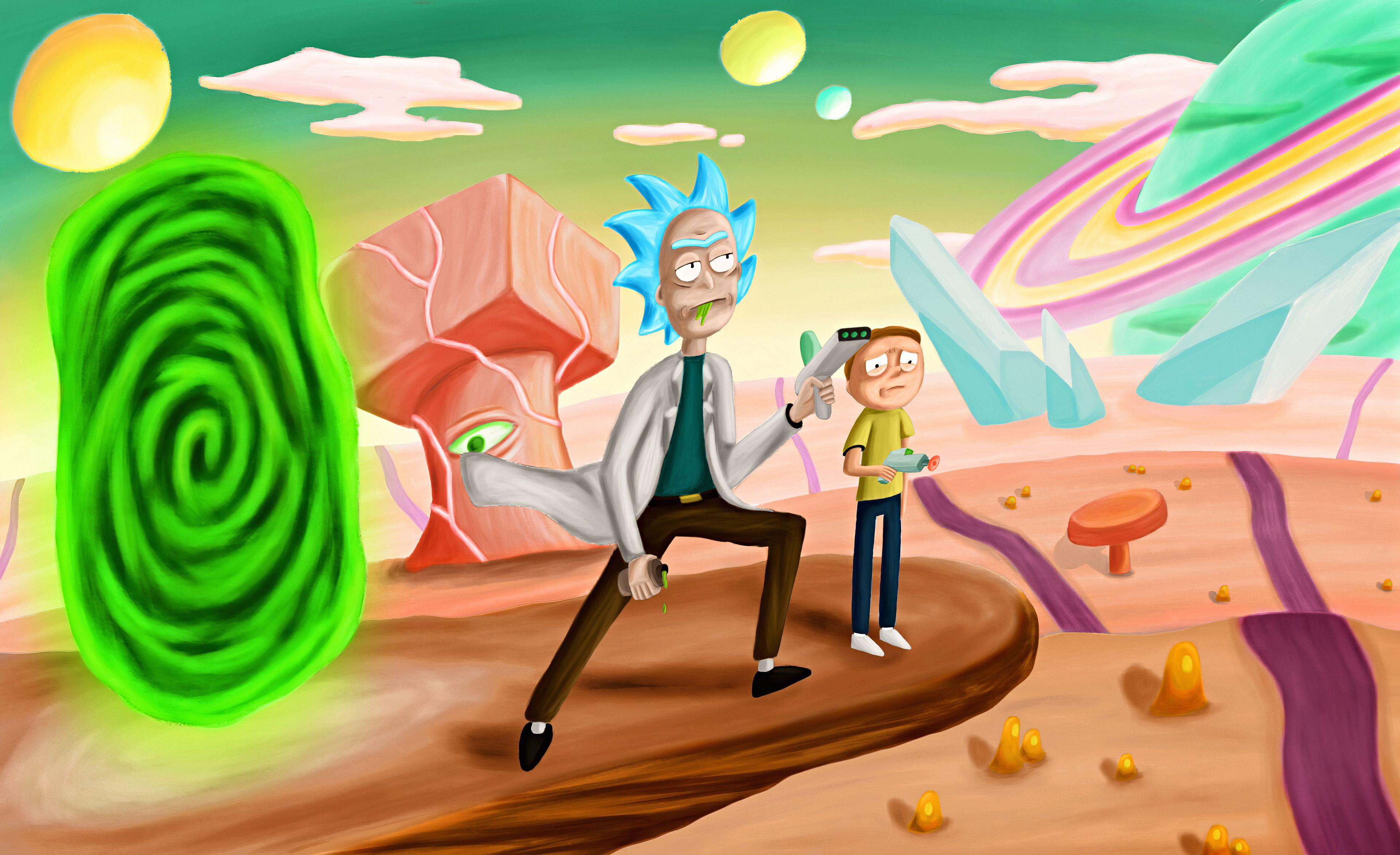 3840x2346 Rick And Morty Season 4 2019 4k, HD Tv Shows, 4k Wallpaper, Image, Background, Photo and Picture