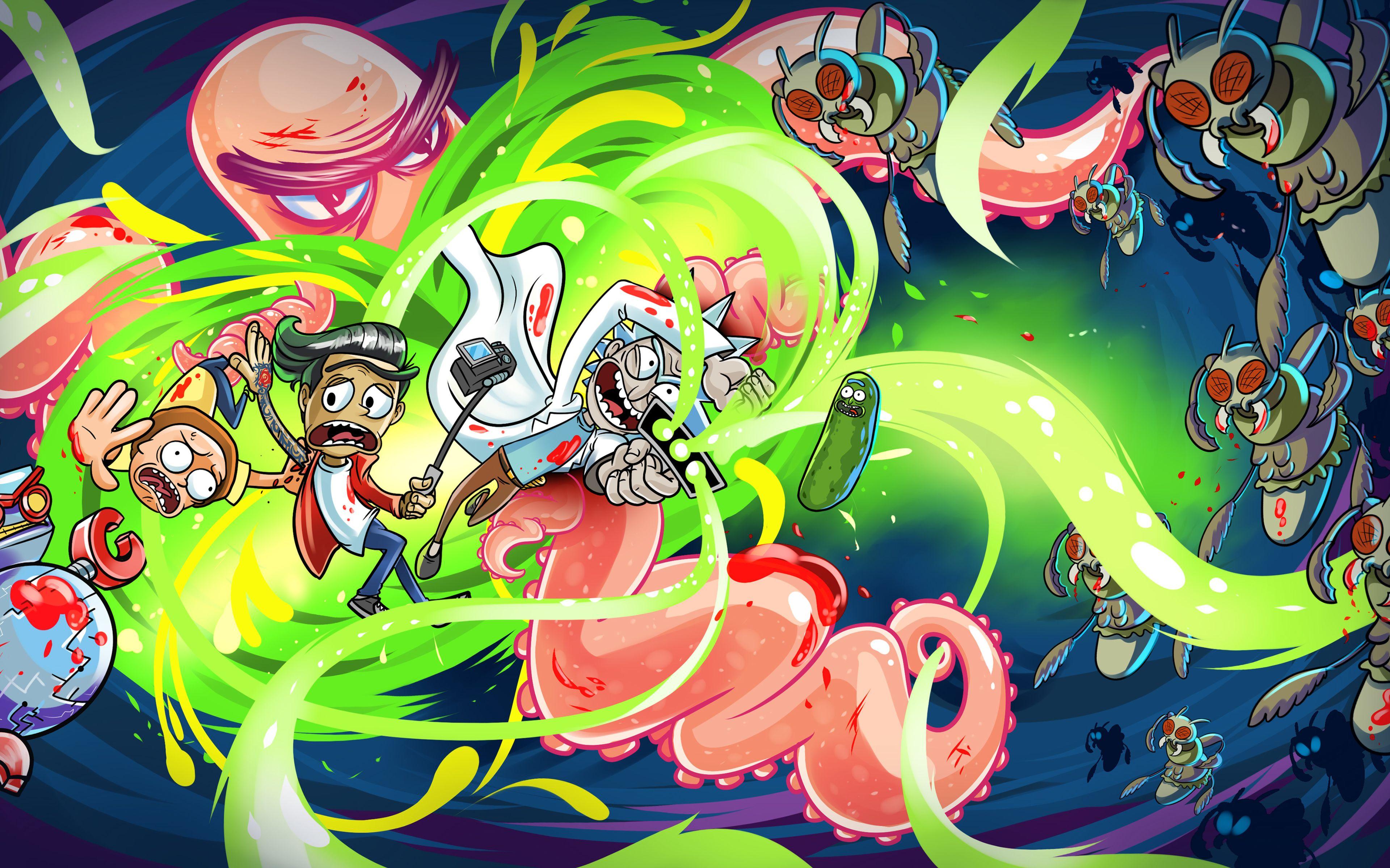 3840x2400 Rick And Morty 4K Wallpaper