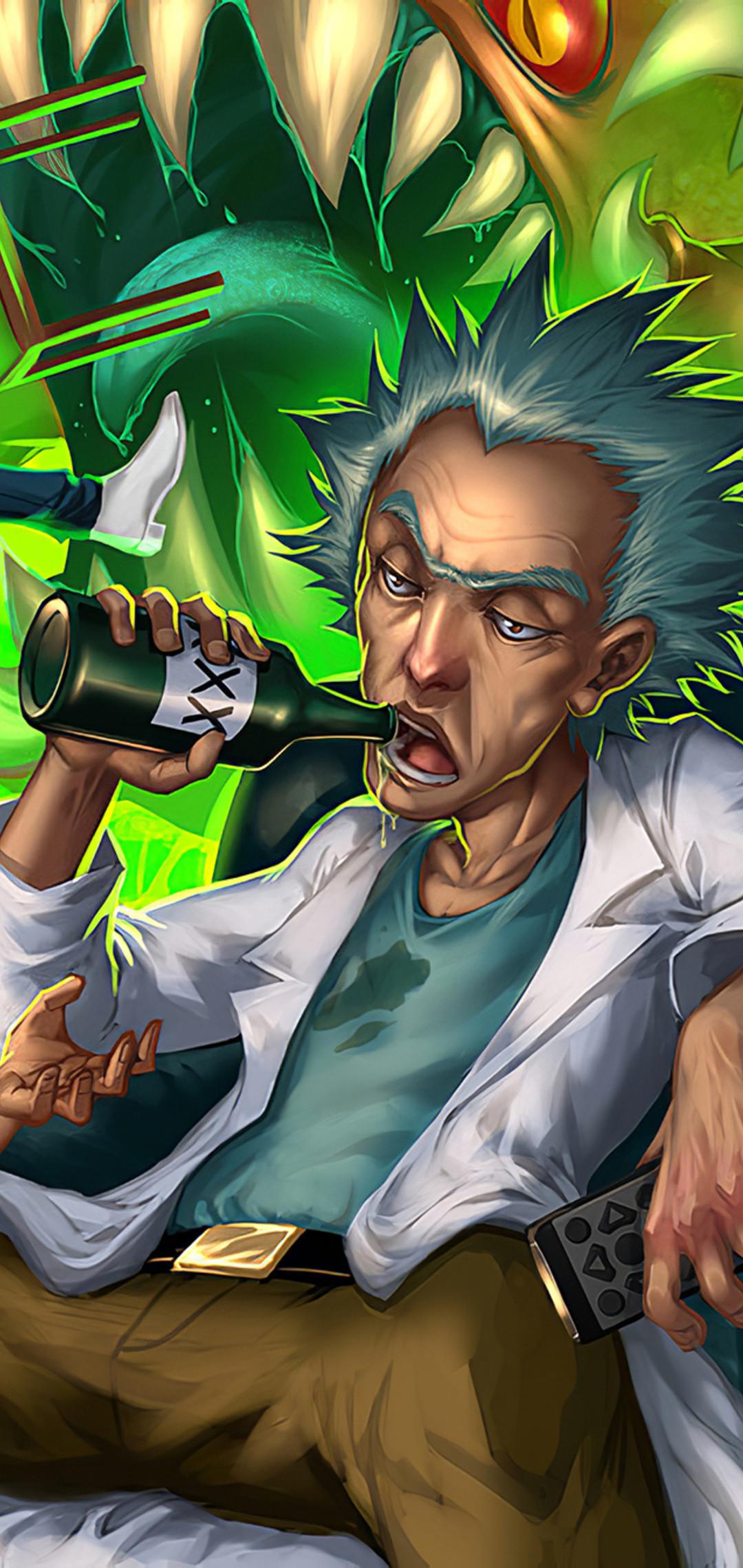 1080x2280 Rick and Morty Wallpaper: Free Wallpaper Download