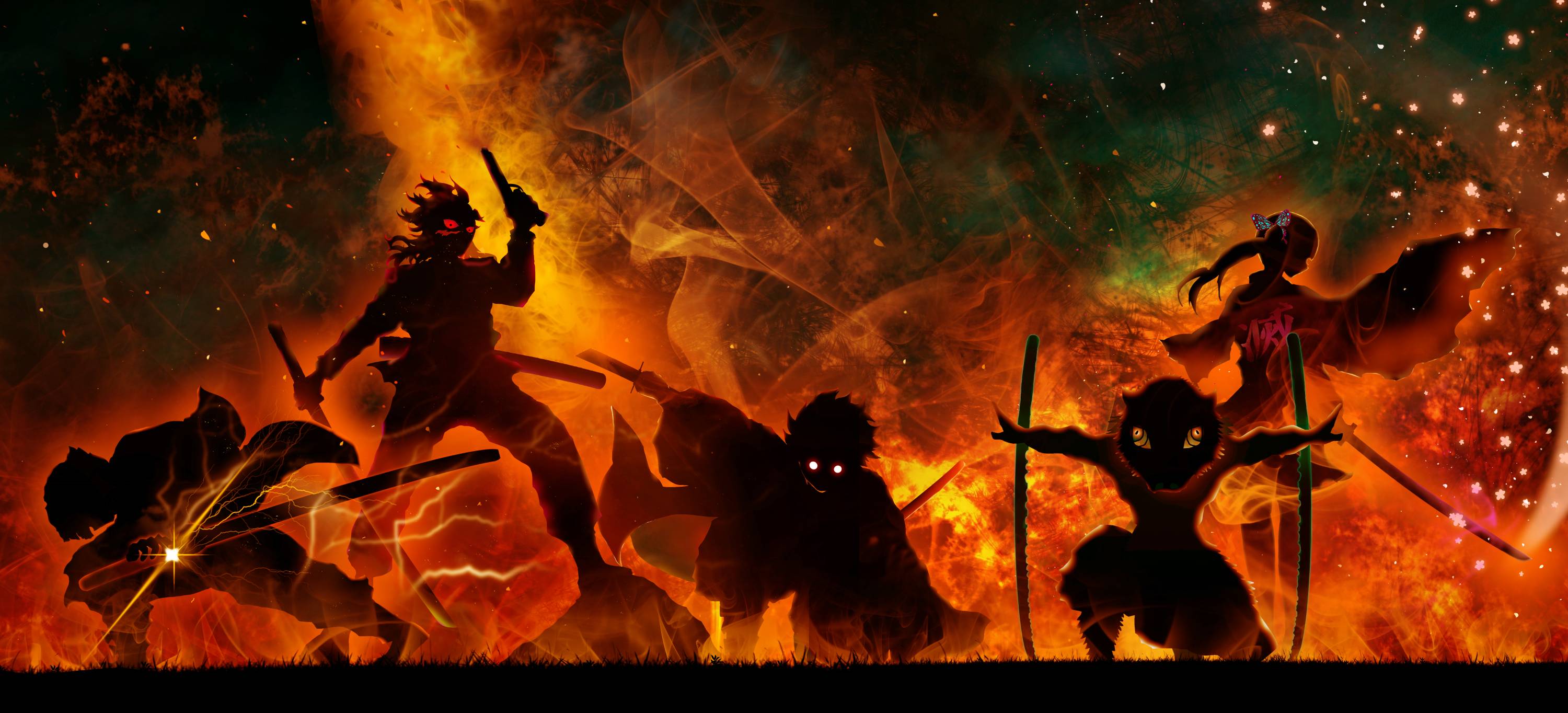 Demon Slayer Fire Wallpapers - Top Free Demon Slayer Fire Backgrounds