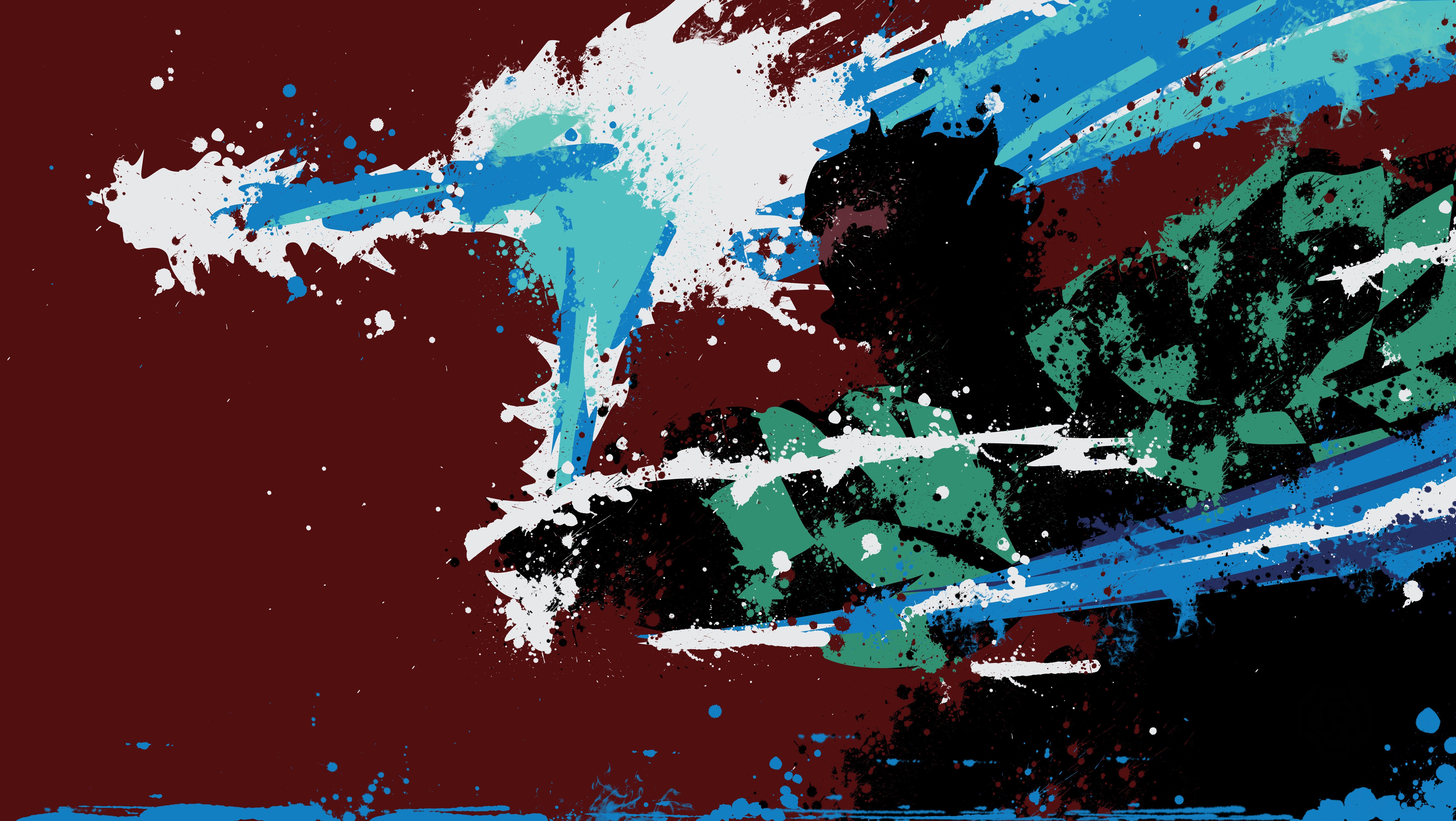 7983x4500 Water Breathing Demon Slayer