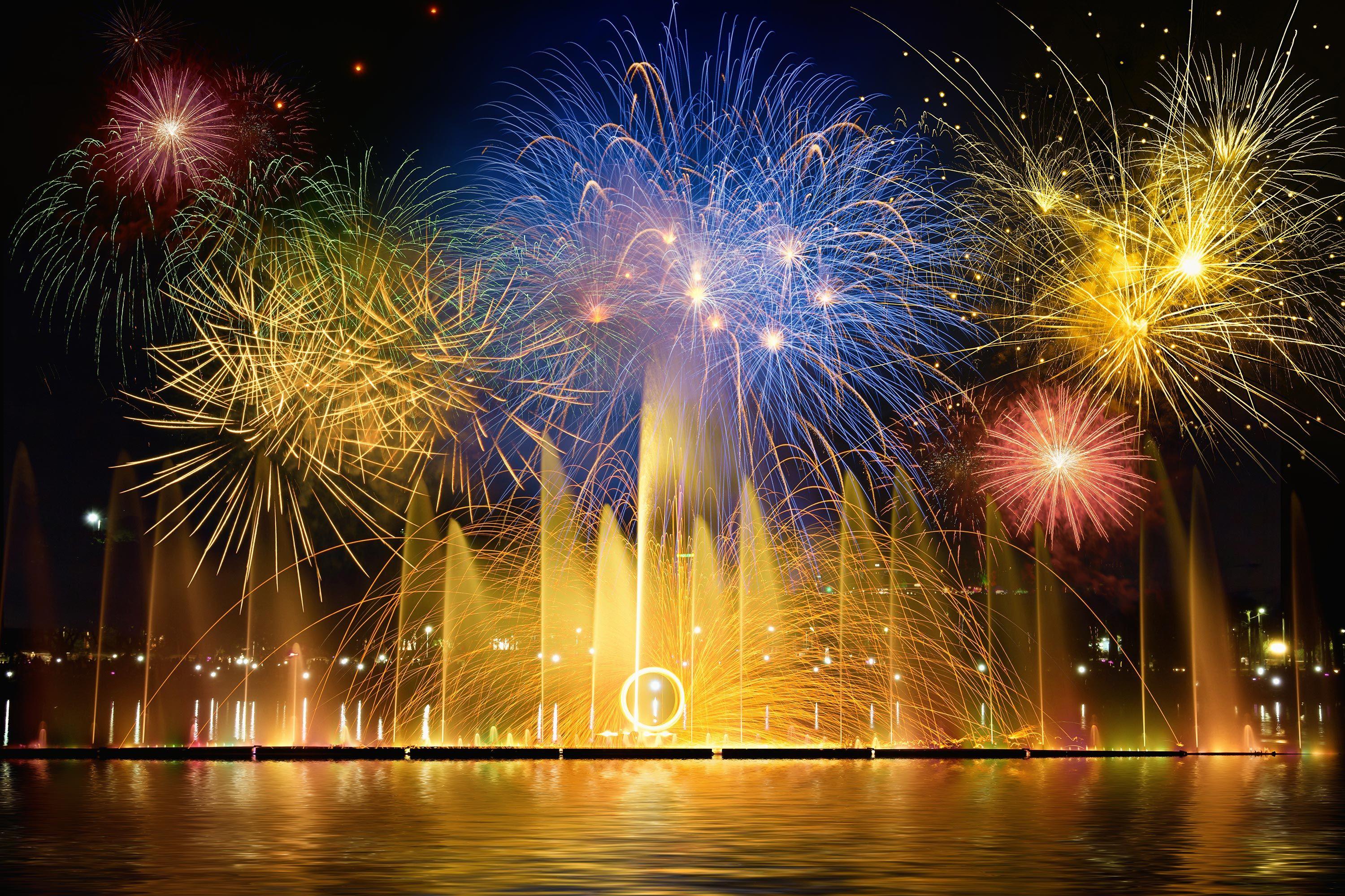 3000x2000 Fireworks New Years Eve 2020 Wallpaper