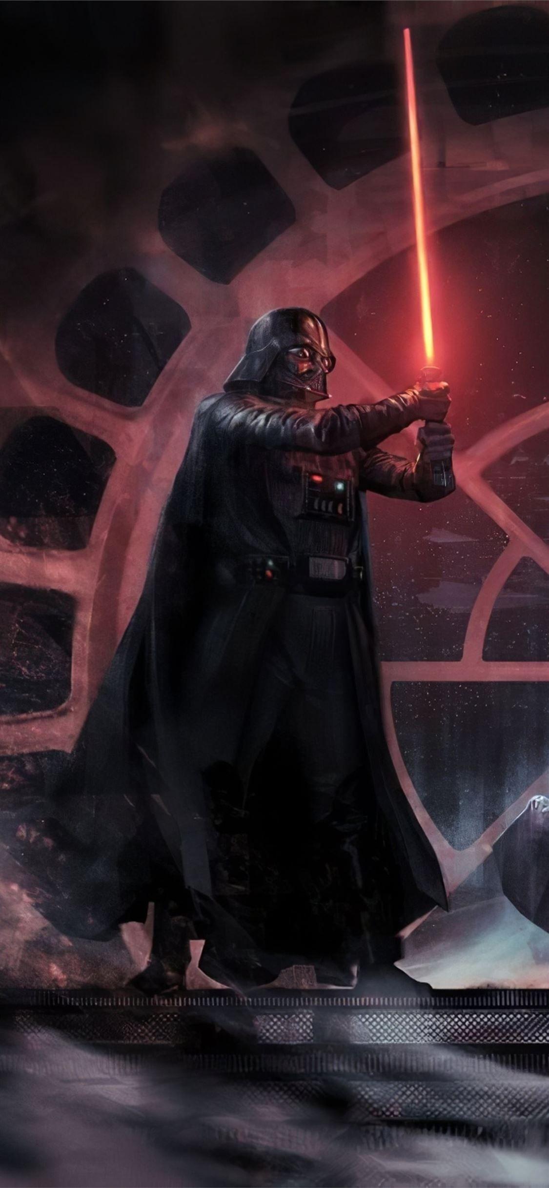 1125x2436 darth vader vs luke skywalker #DarthVader #movies #StarWars #artwork #iPhoneXWallpaper. Darth vader, Darth vader vs luke, Darth vader statue