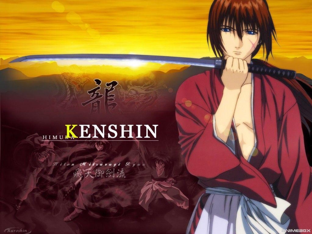 1024x768 Himura Kenshin Kenshin Anime
