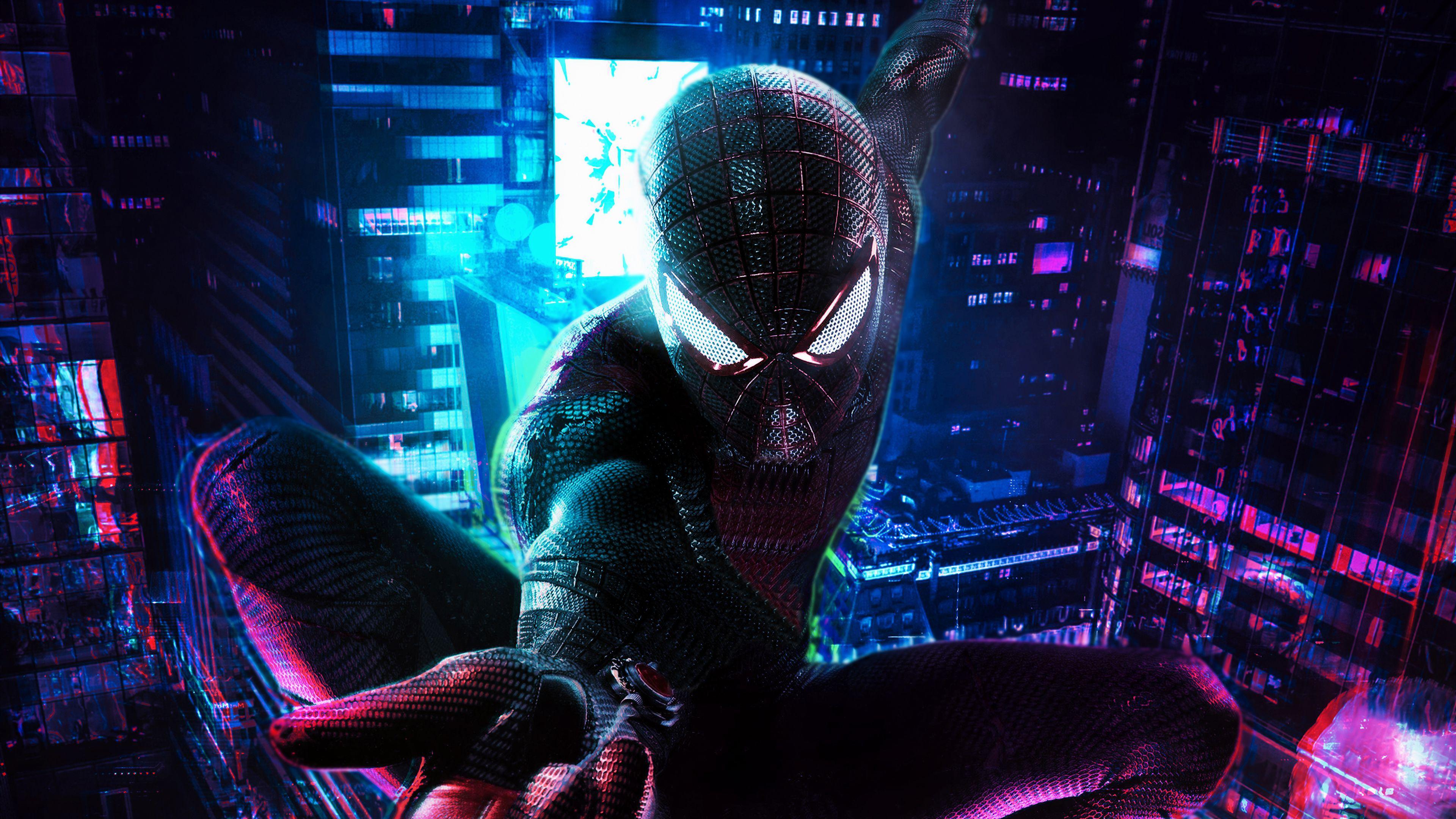 3840x2160 Amazing Spiderman Cyberpunk, HD Games, 4k Wallpaper, Image, Background, Photo and Picture