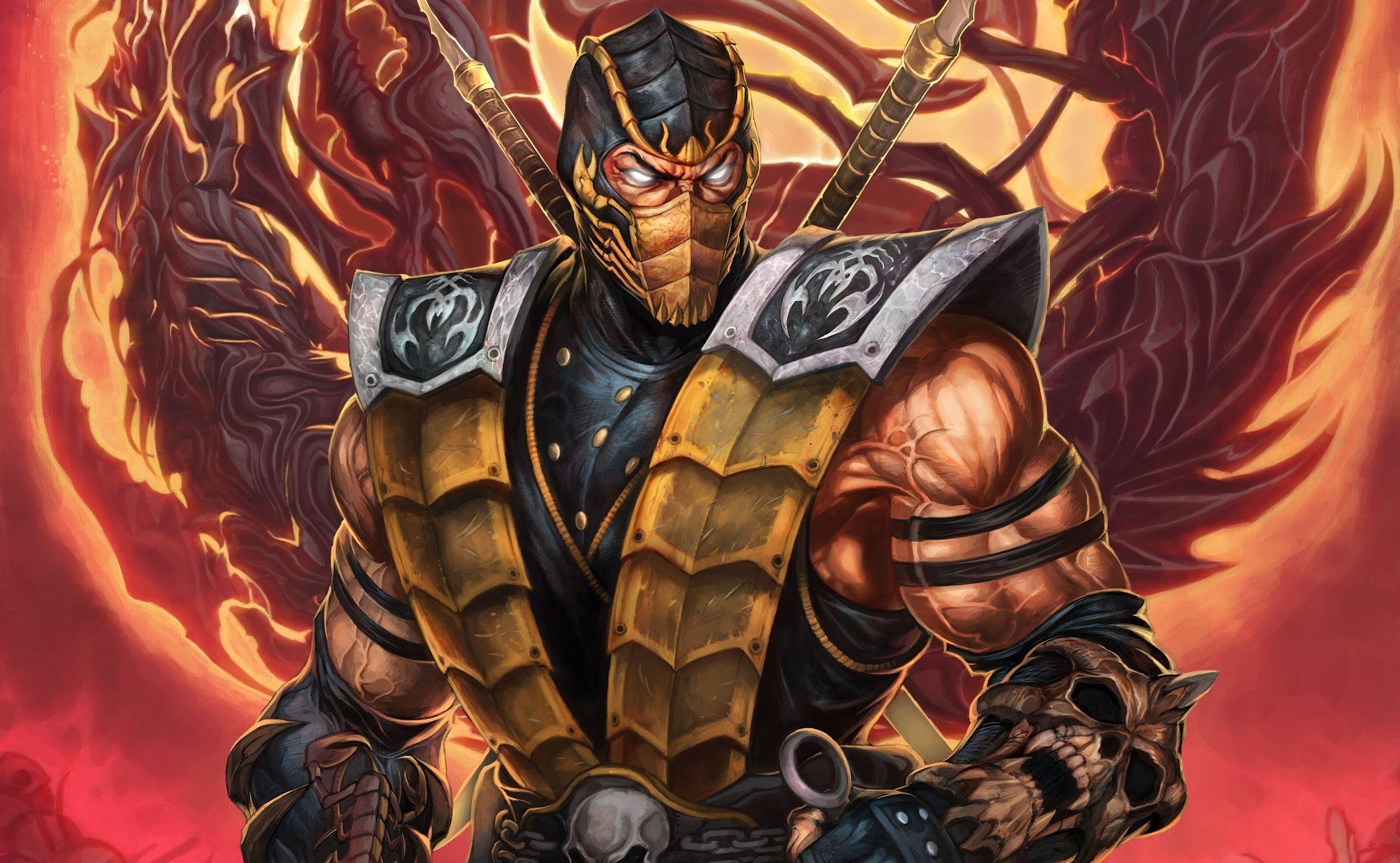 2672x1647 Scorpion Mortal Kombat Wallpaper 2672×1647