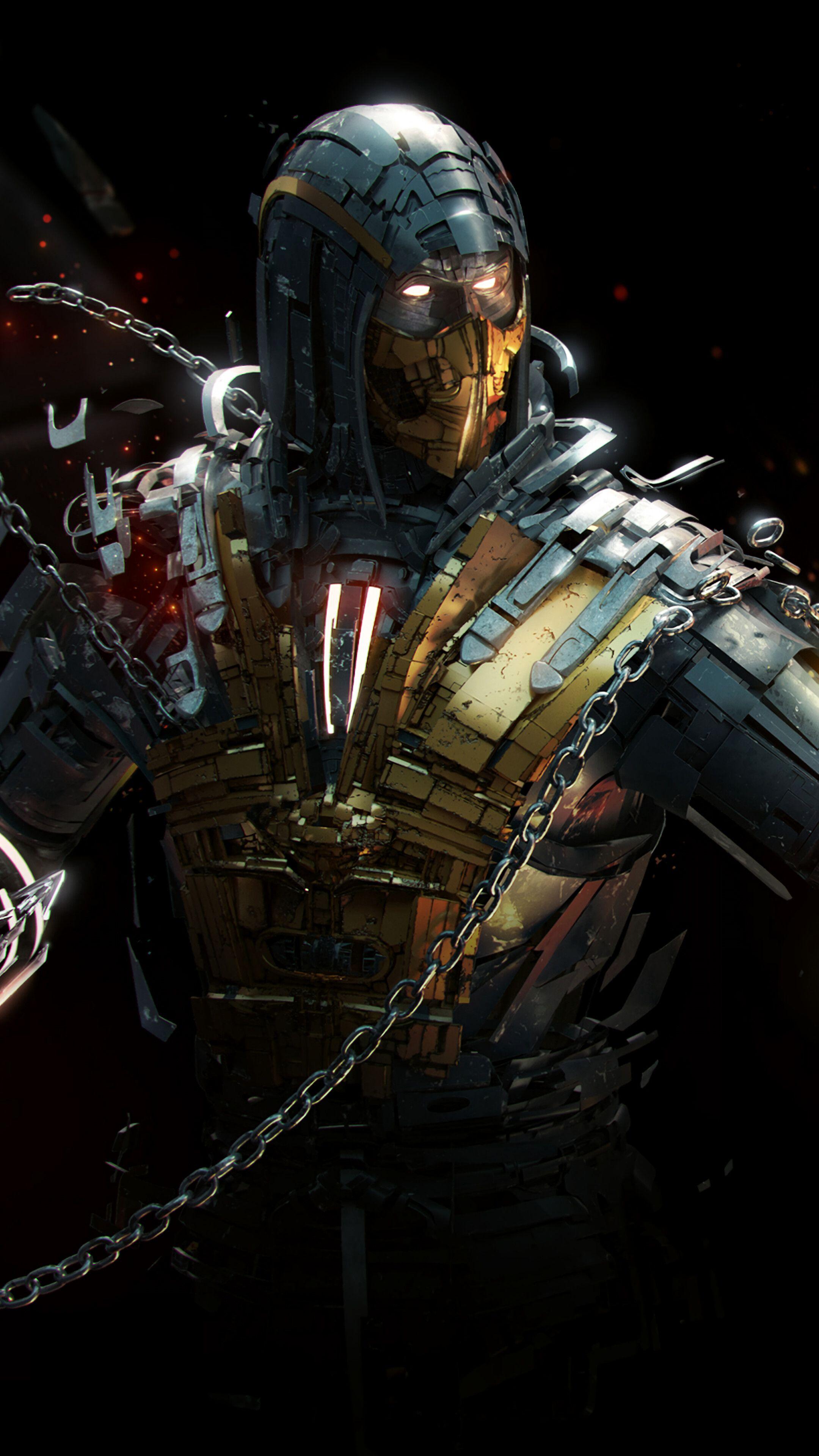 2160x3840 Scorpion Mortal Kombat Wallpaper 2160×3840