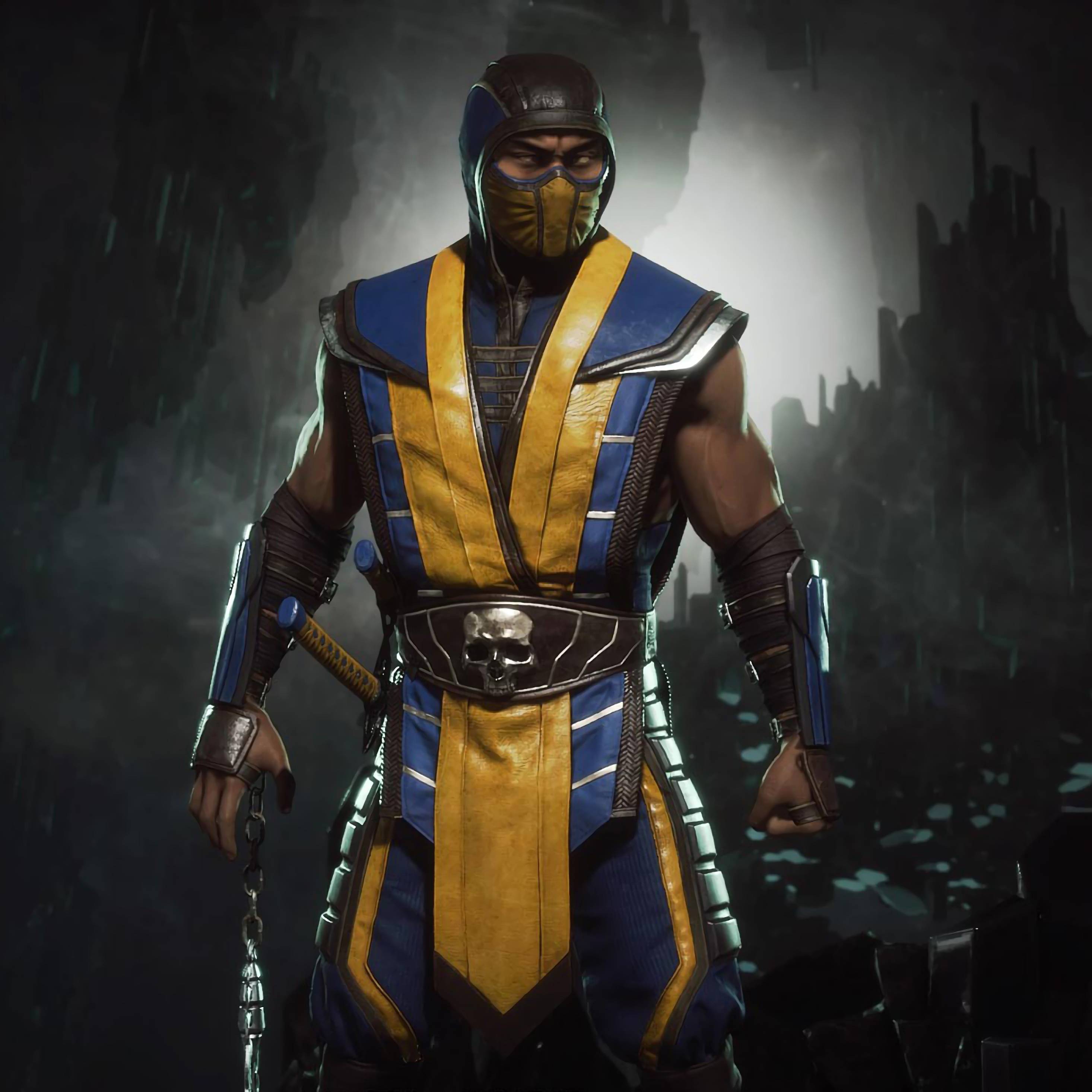 2932x2932 Mortal Kombat 11 Scorpion 4K .